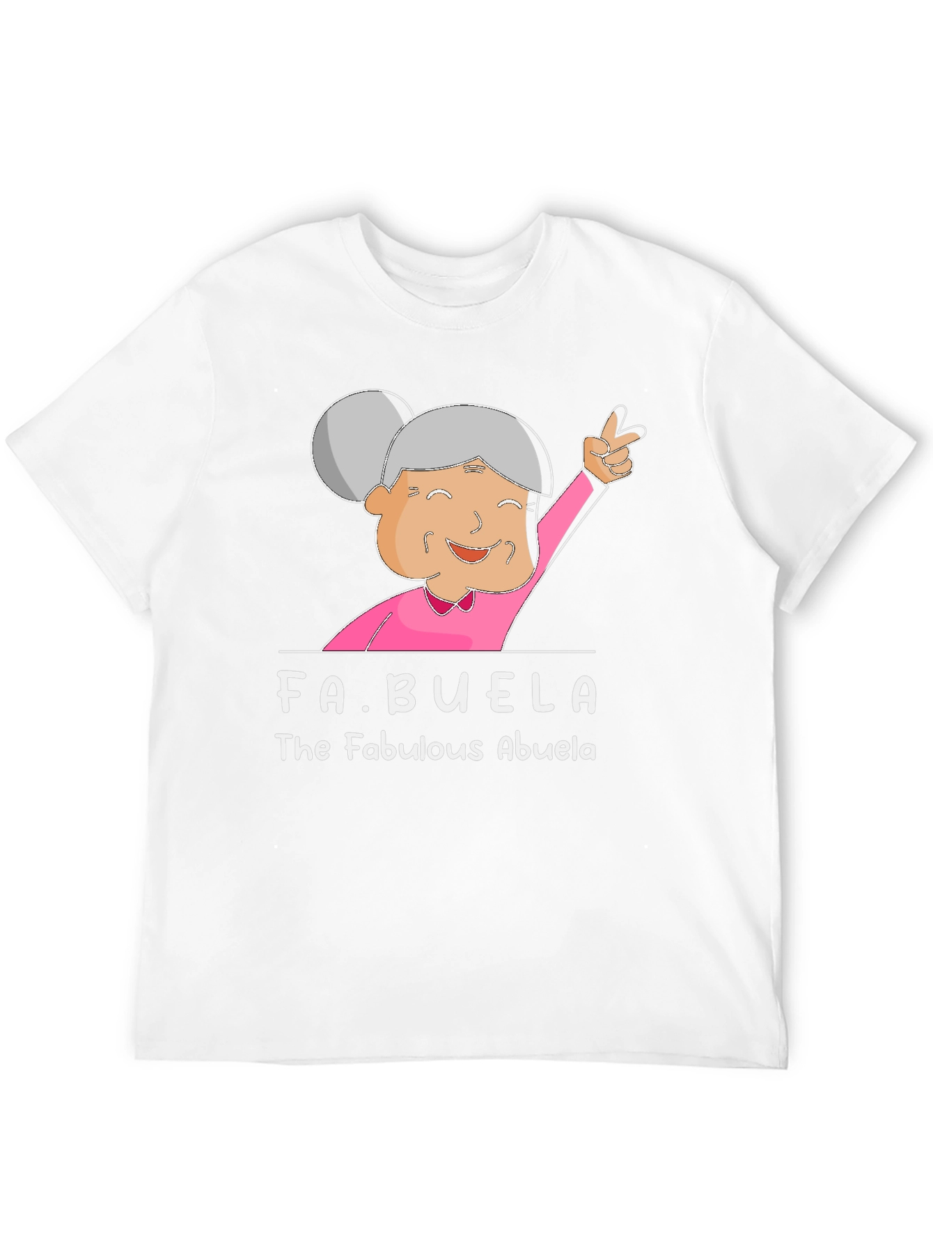 Black Fabulous Abuela T-Shirt - Grandma Humor view 12