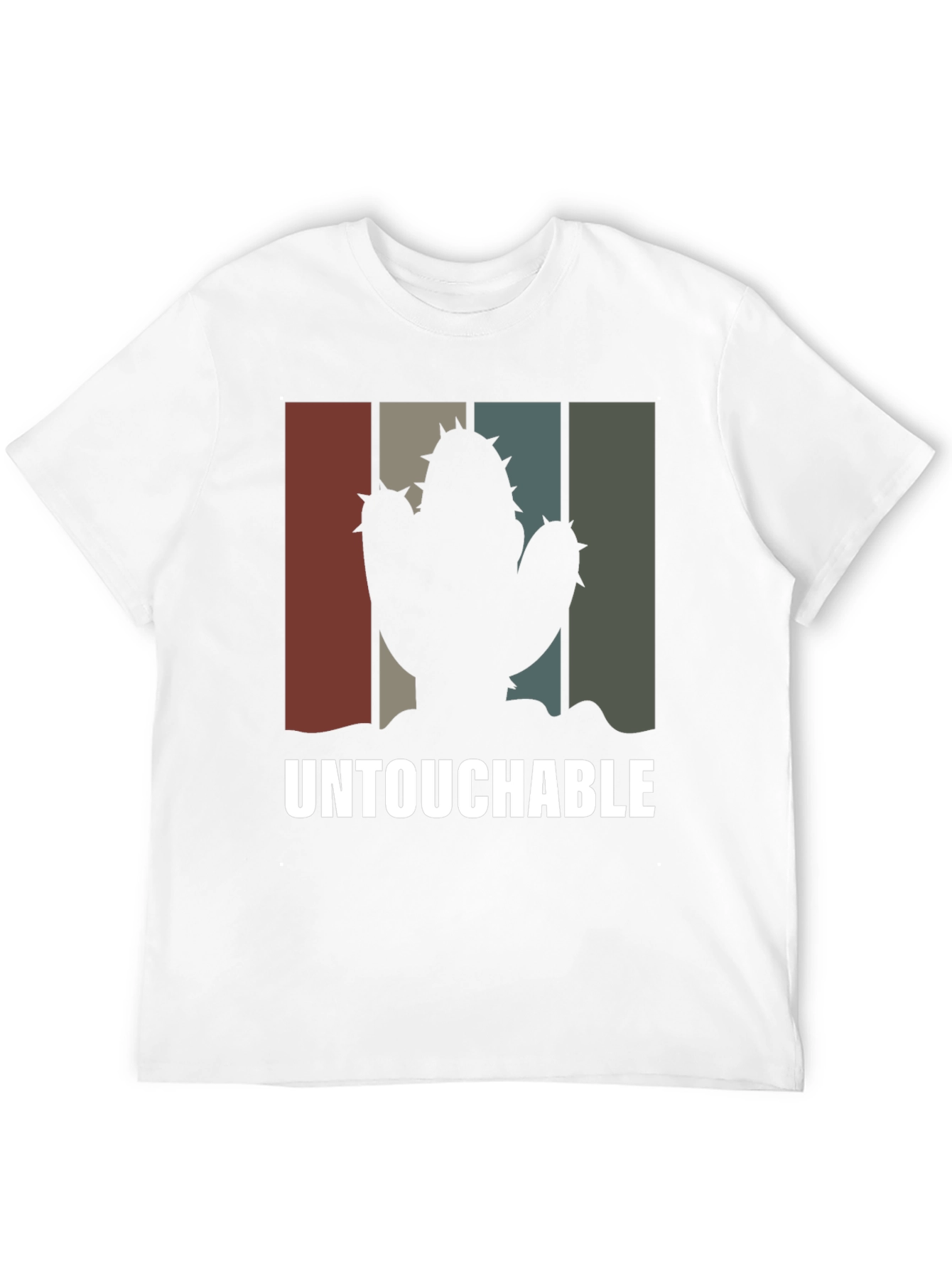 Black Untouchable Cactus Graphic T-Shirt view 12