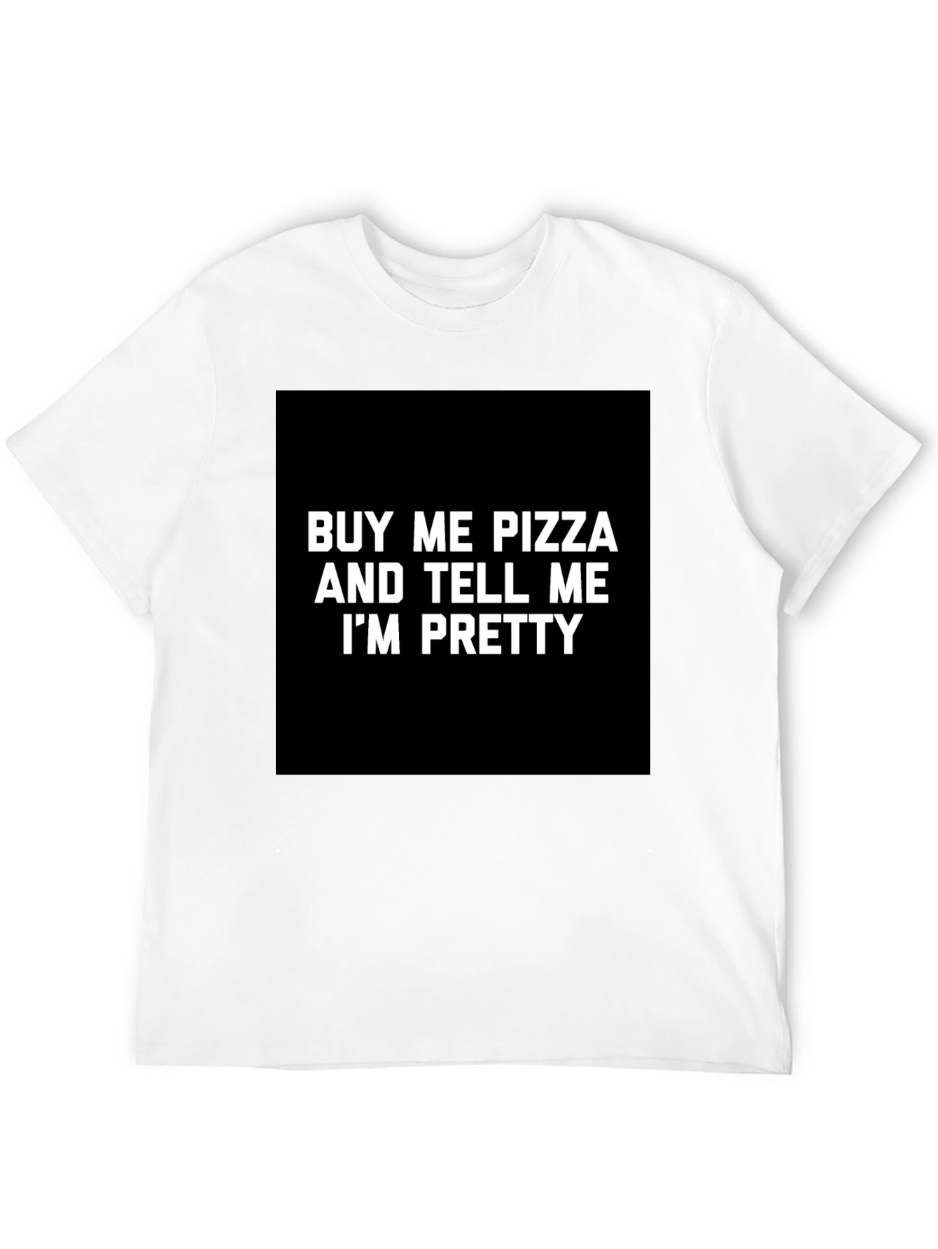 Black Funny Pizza & Compliment Graphic T-Shirt view 12