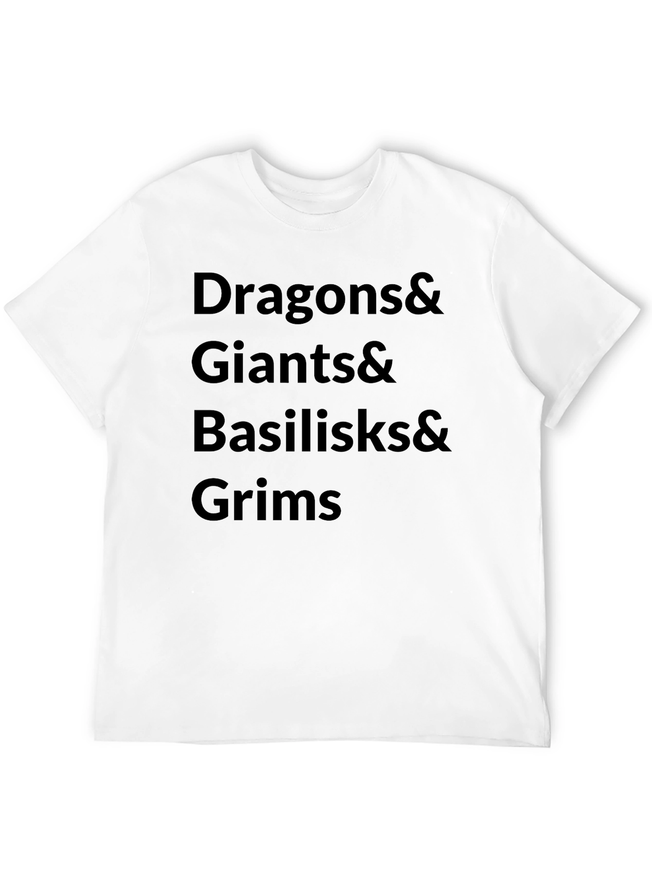 Black Dragons & Giants T-Shirt - Fantasy Creature Tee view 12