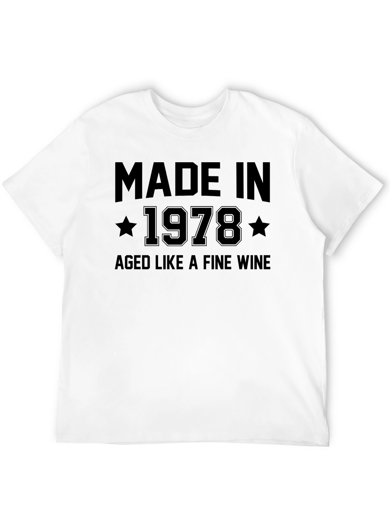 Black Made in 1978 Aged Like Fine Wine Tee view 12