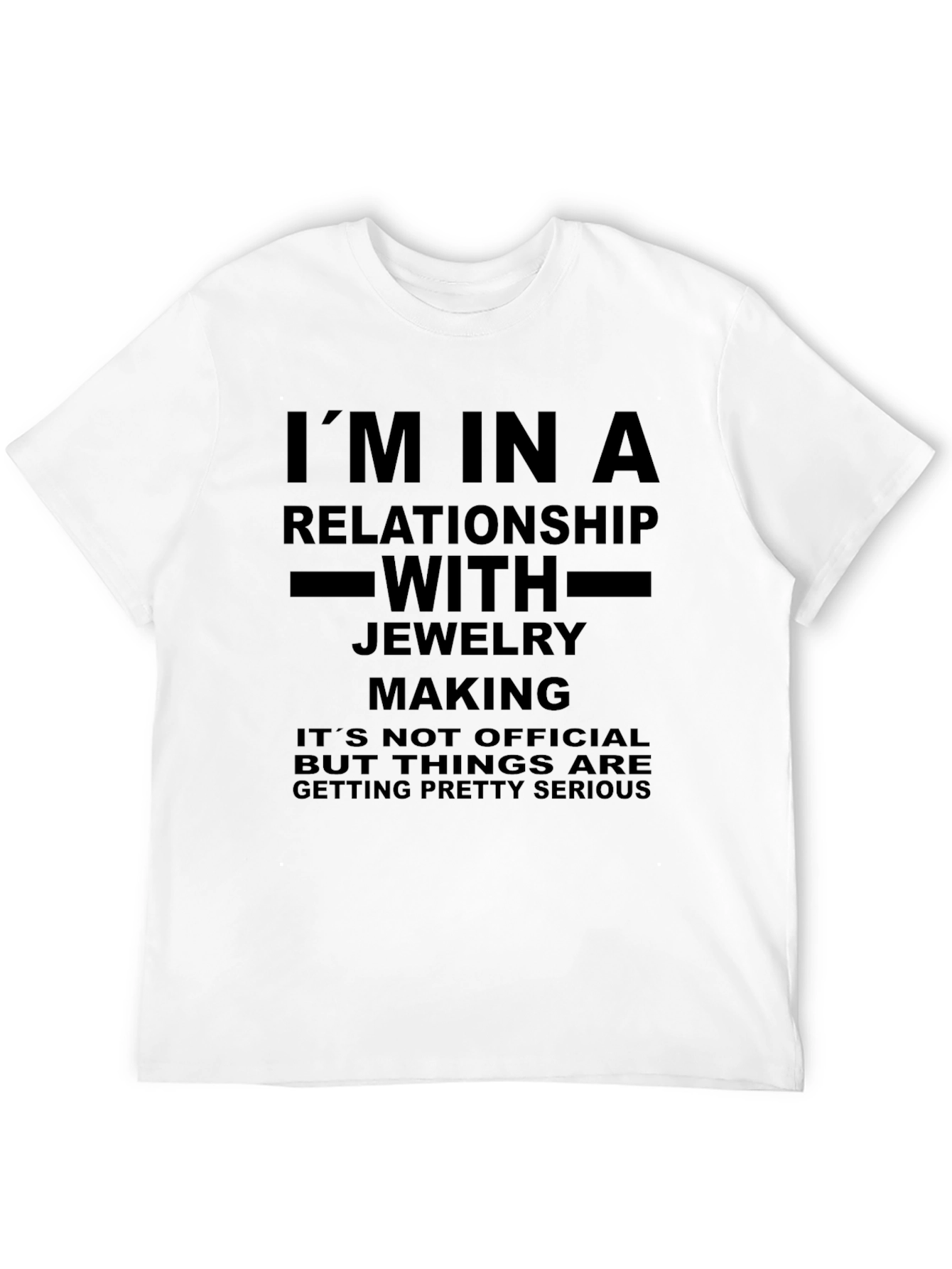 Black Jewelry Making Relationship Graphic T-Shirt view 12
