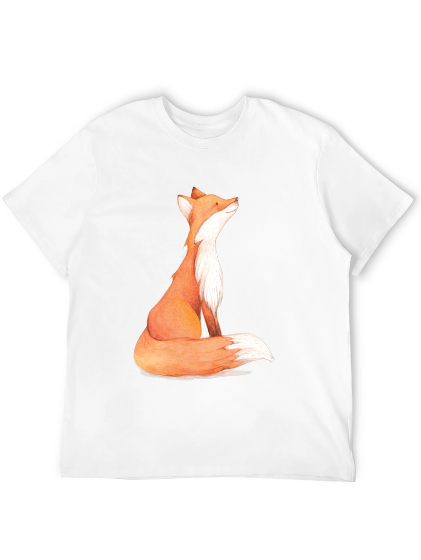 Black Fox Graphic Print Men's T-Shirt view 12