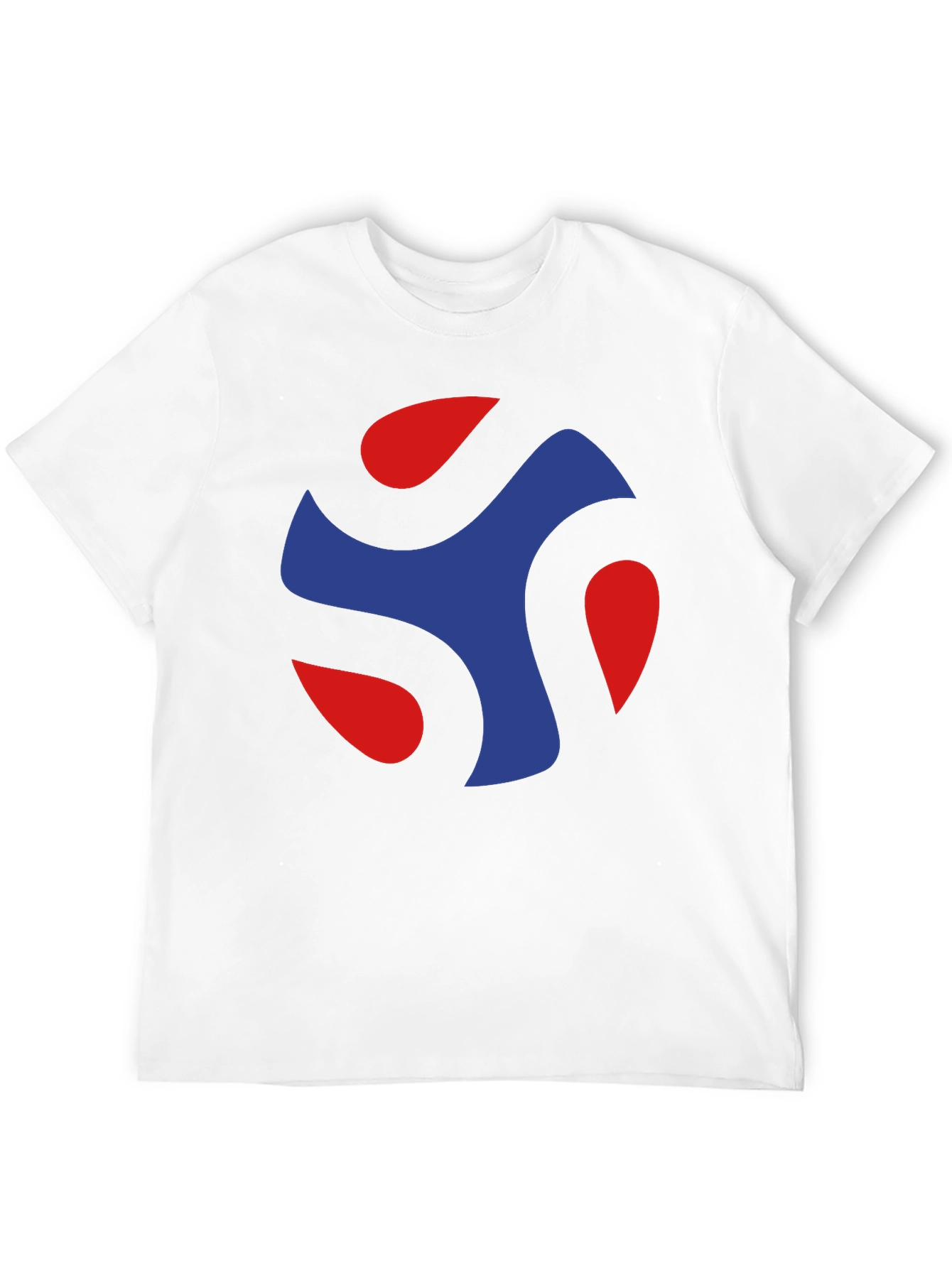 Black Abstract Swirl Graphic Black T-Shirt view 12