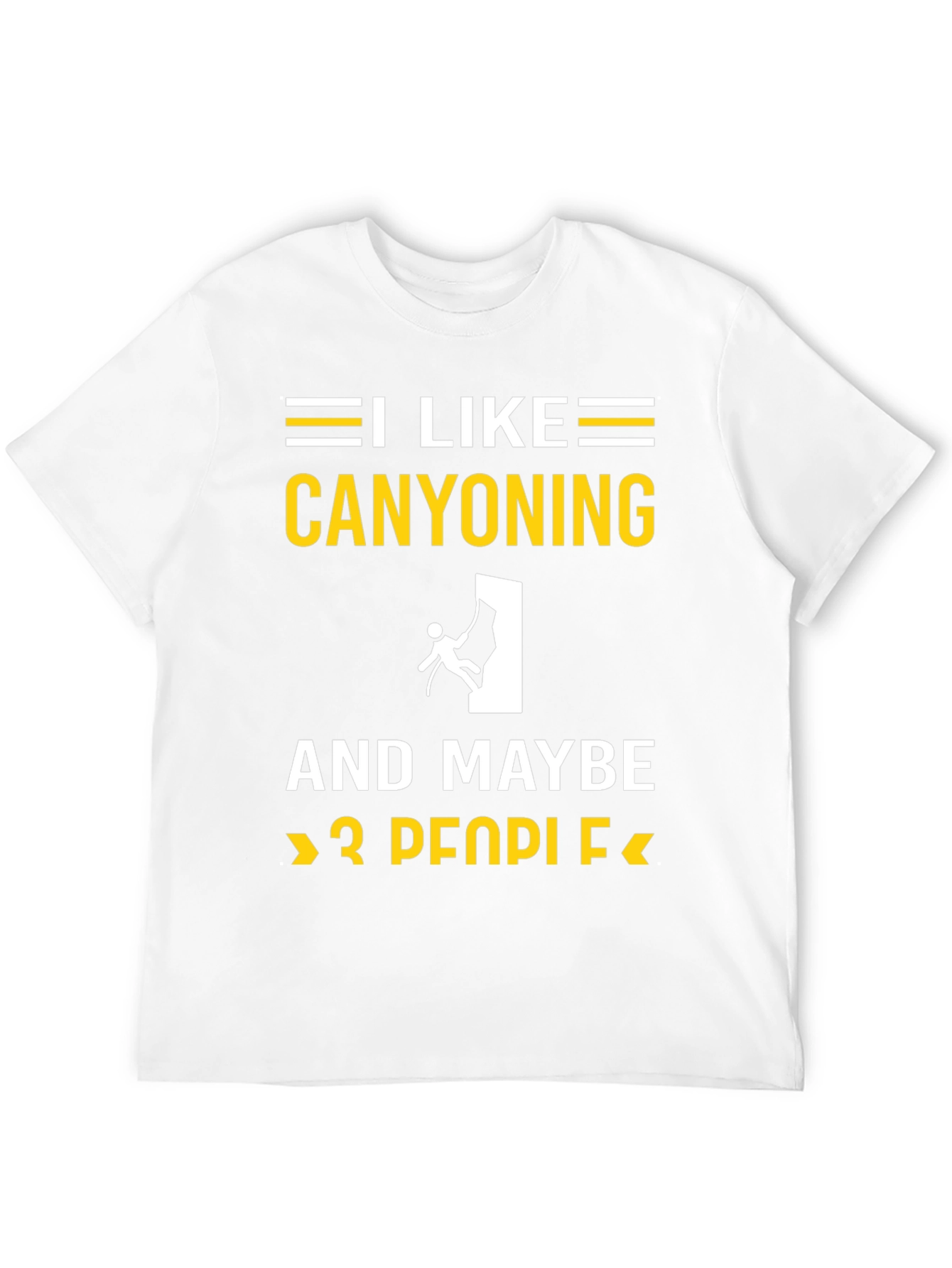 Black Canyoning Lover T-Shirt: I Like Canyoning and Maybe 3 People view 12
