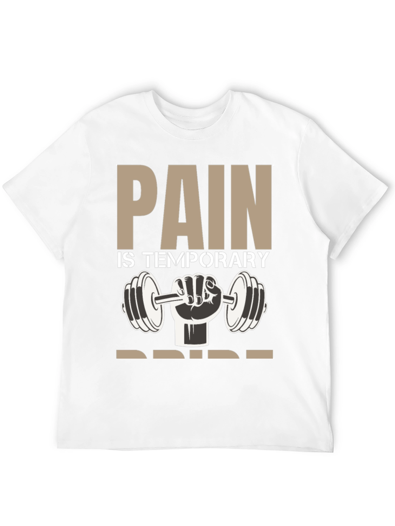 Black Pain is Temporary Pride T-Shirt Gym Workout Motivation view 12