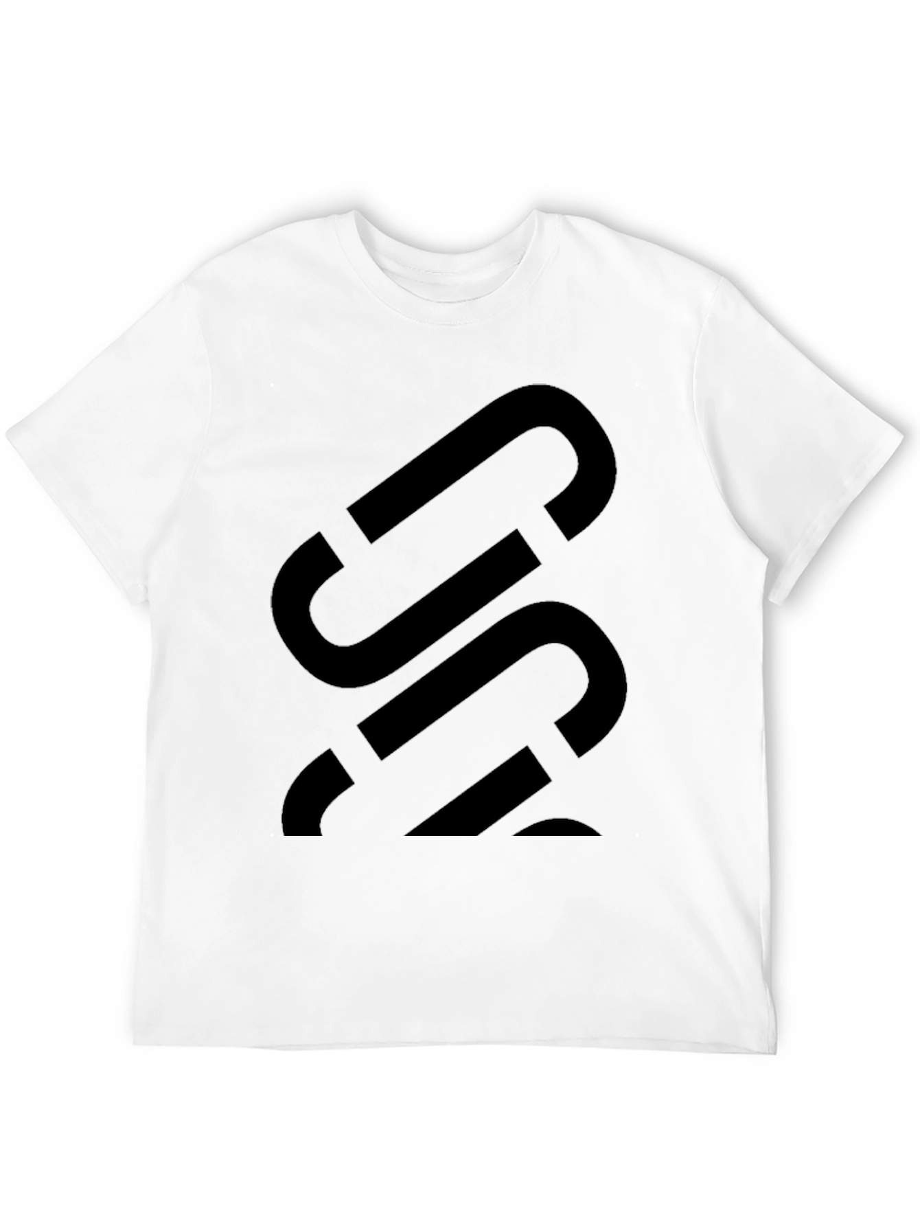 Black Modern Black Graphic Tee - Bold Statement Shirt view 12