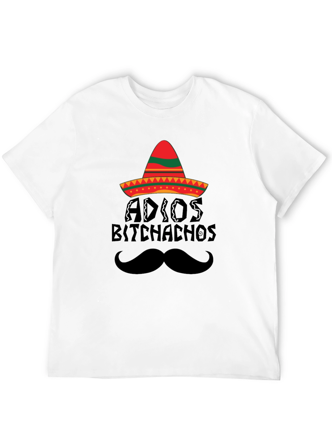 Black Adios Bitchachos Graphic Tee view 12
