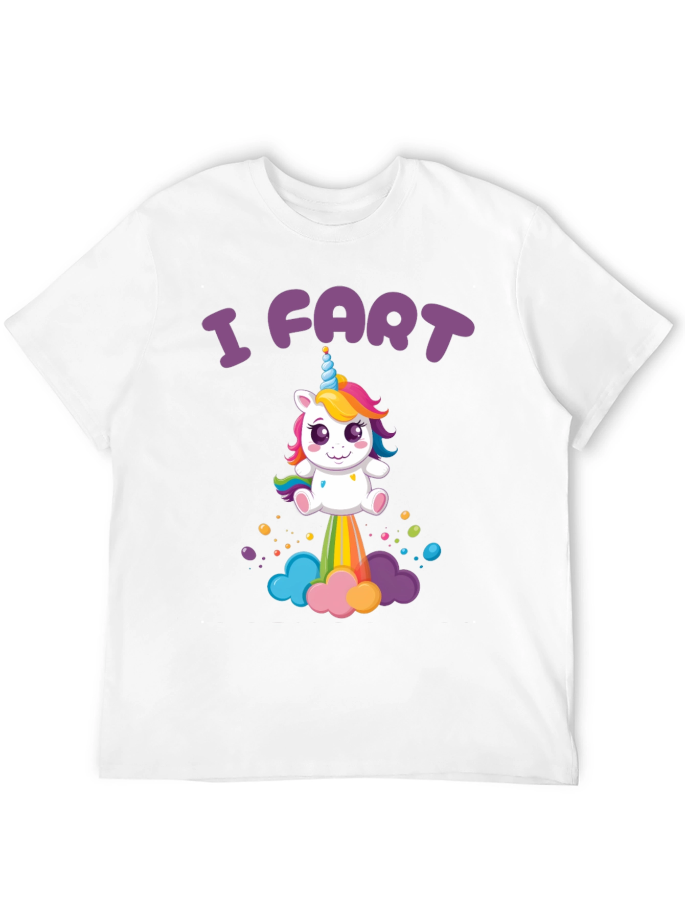 Black I Fart Unicorn Graphic Tee view 12