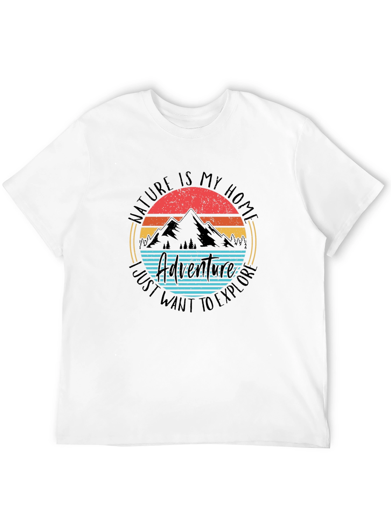 Black Nature Adventure T-Shirt: Explore Your Home view 12