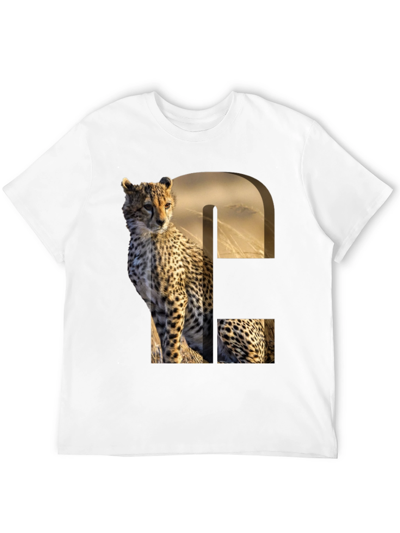 Black Cheetah Print Graphic Tee - Unique Animal Design view 12