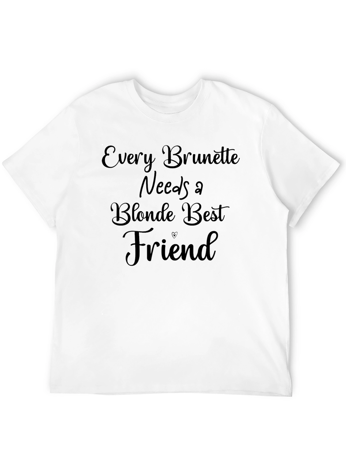 Black Brunette Blonde Best Friend T-Shirt view 12