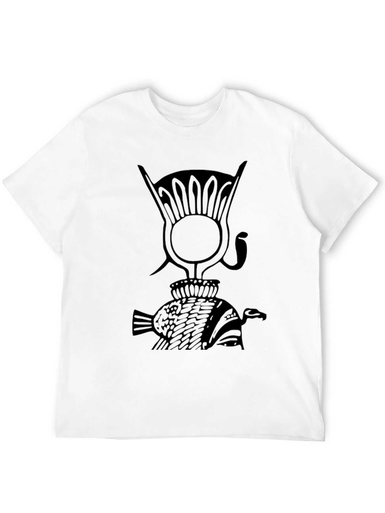 Black Egyptian Symbol Graphic Black T-Shirt view 12