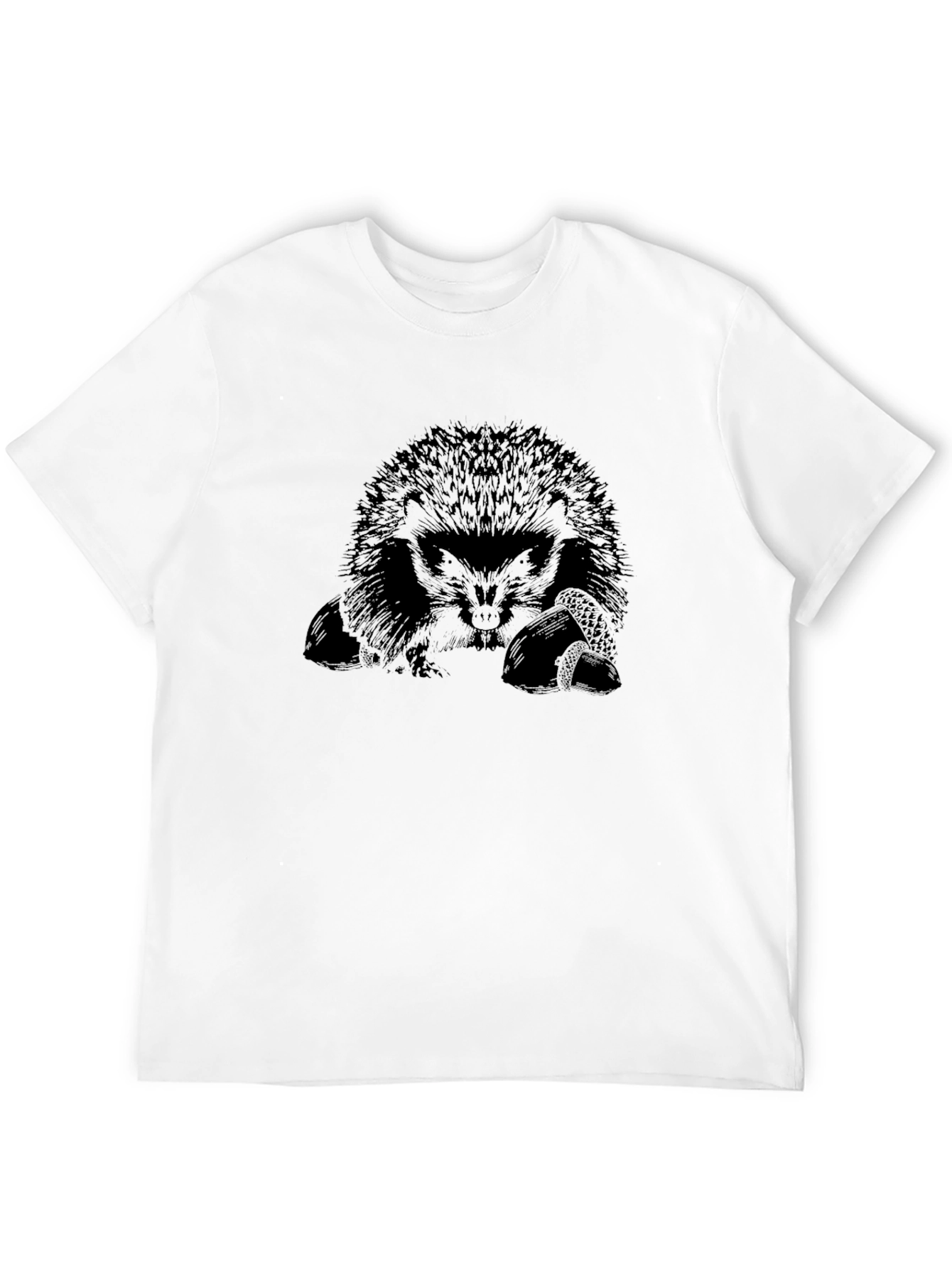 Black Black Hedgehog Graphic Tee view 12