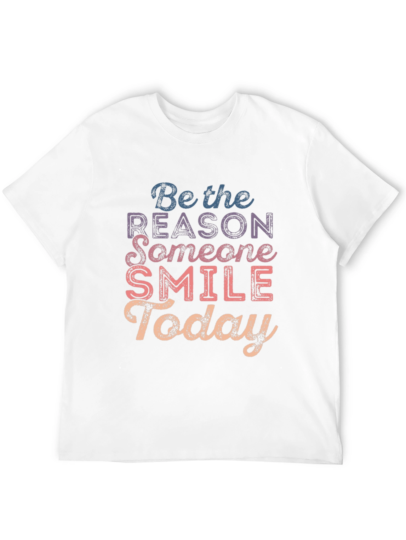 Black Be the Reason Smile Today T-Shirt view 12