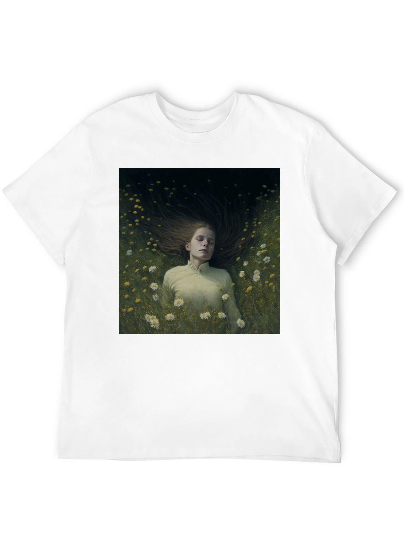 Black Dreamy Floral T-Shirt view 12