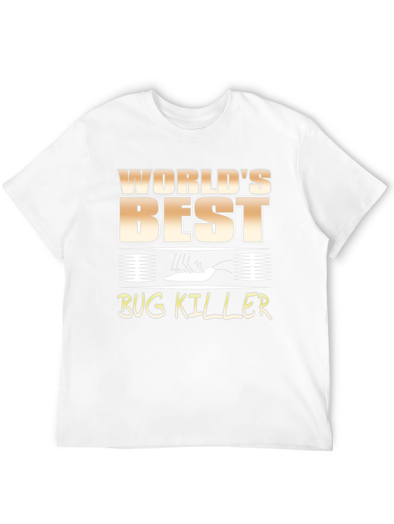 Black World's Best Bug Killer Graphic T-Shirt view 12