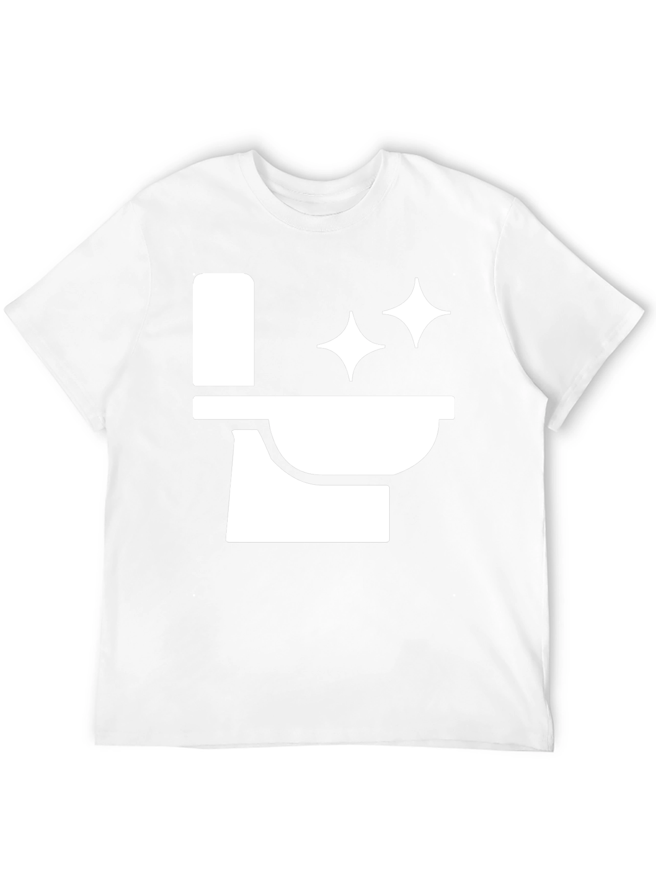 Black Clean Toilet T-Shirt - Humor Tee view 12