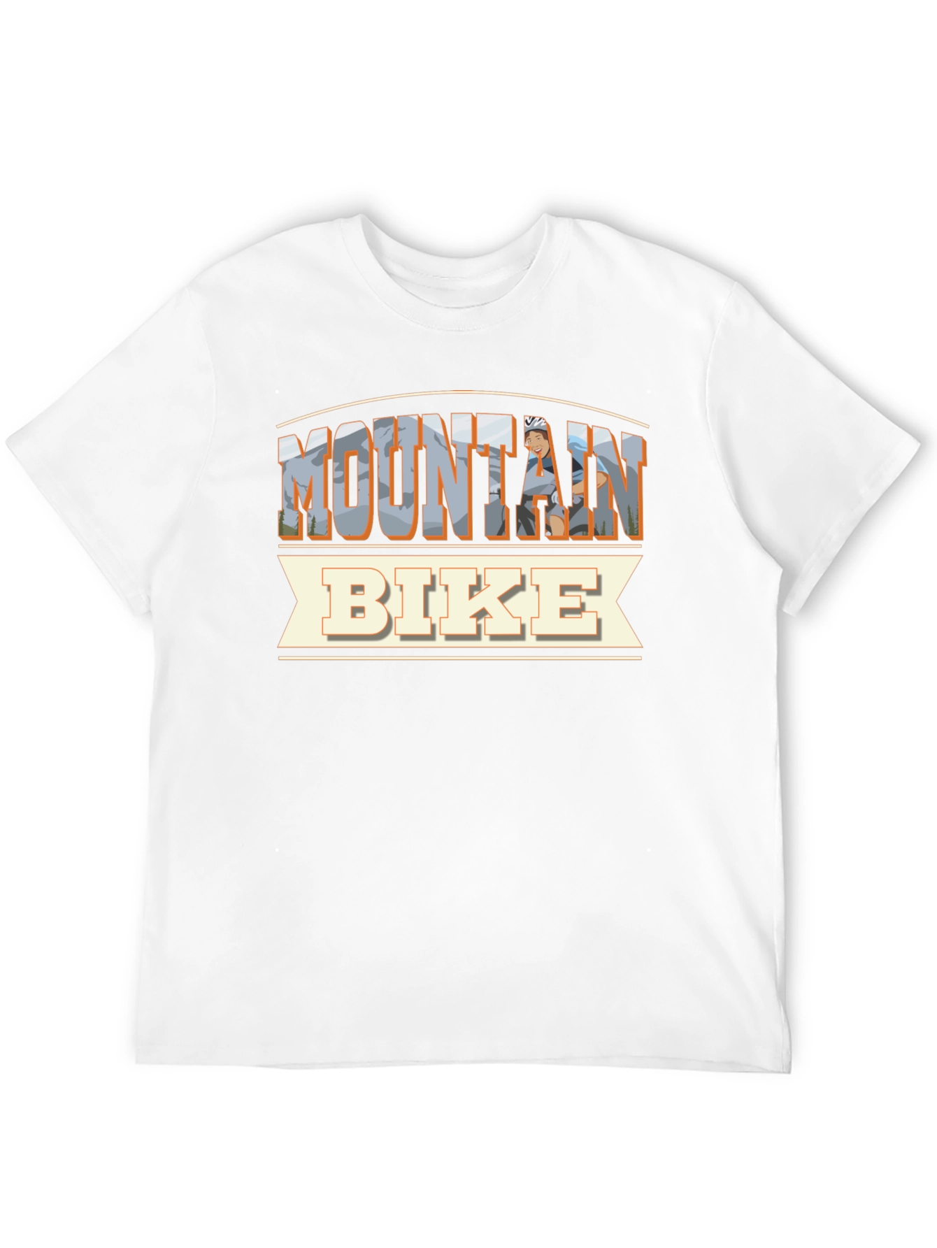 Black Mountain Bike T-Shirt - Outdoor Adventure Design view 12