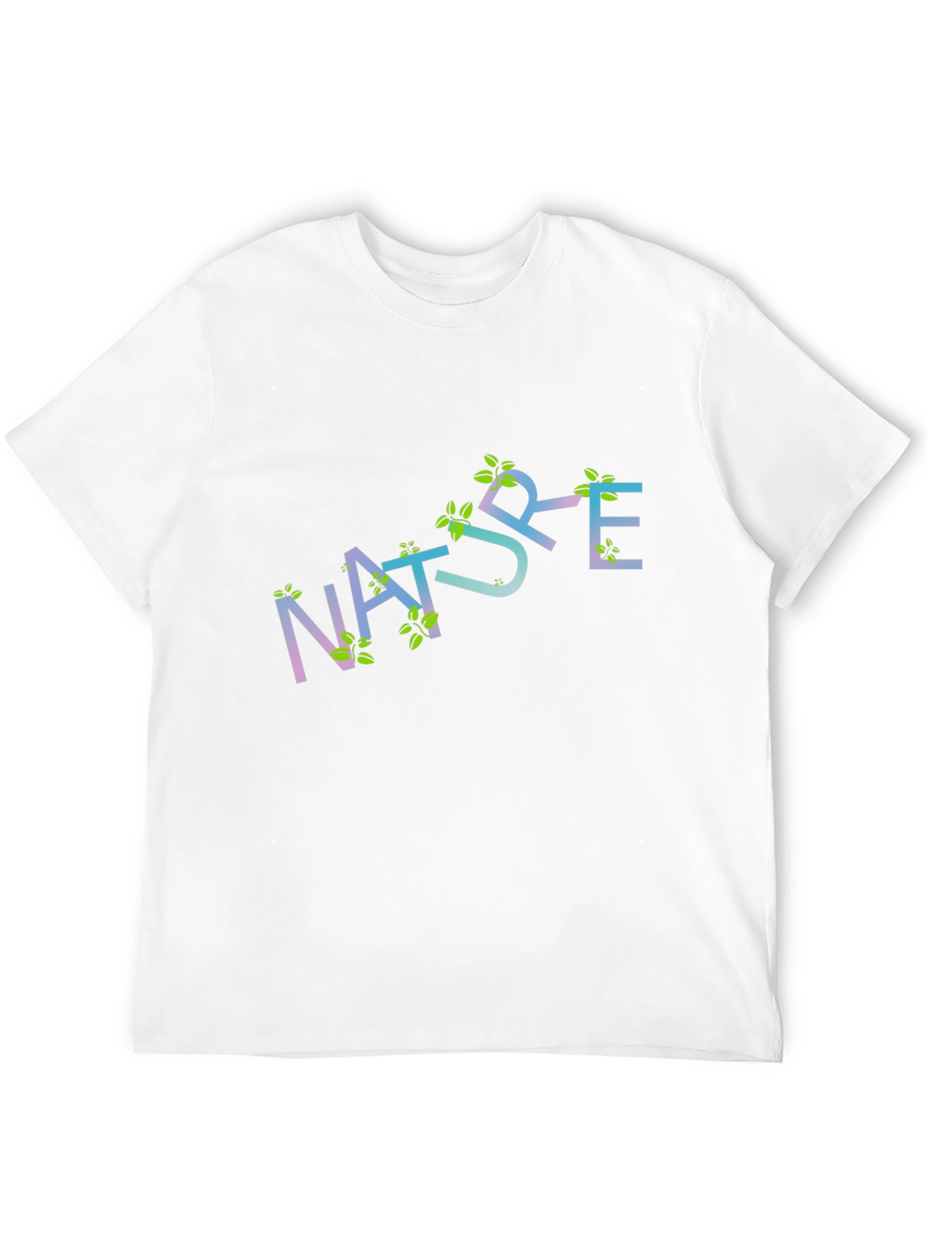 Black Nature Graphic Black T-Shirt view 12