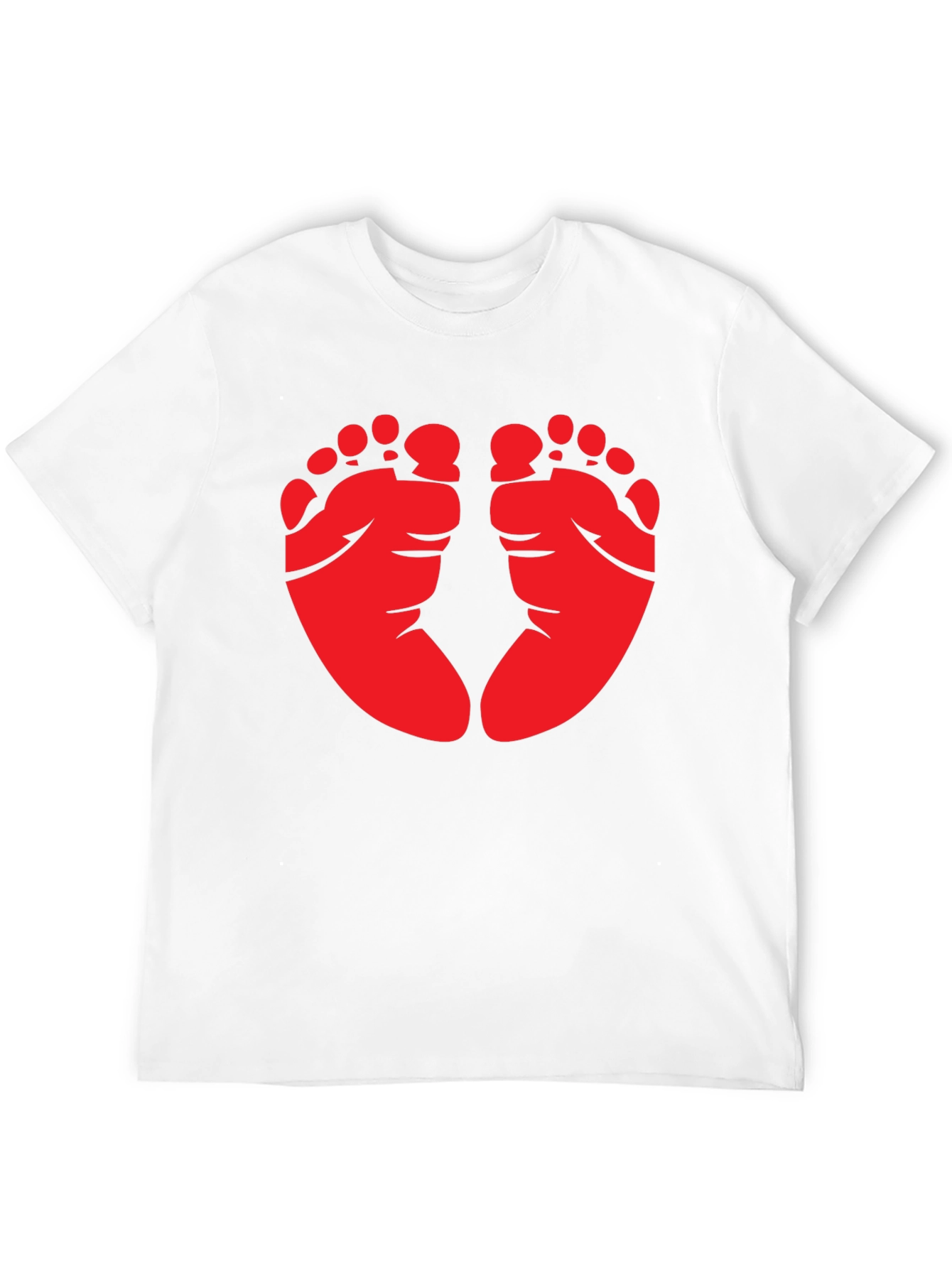 Baby Feet Graphic Tee - Black - 12