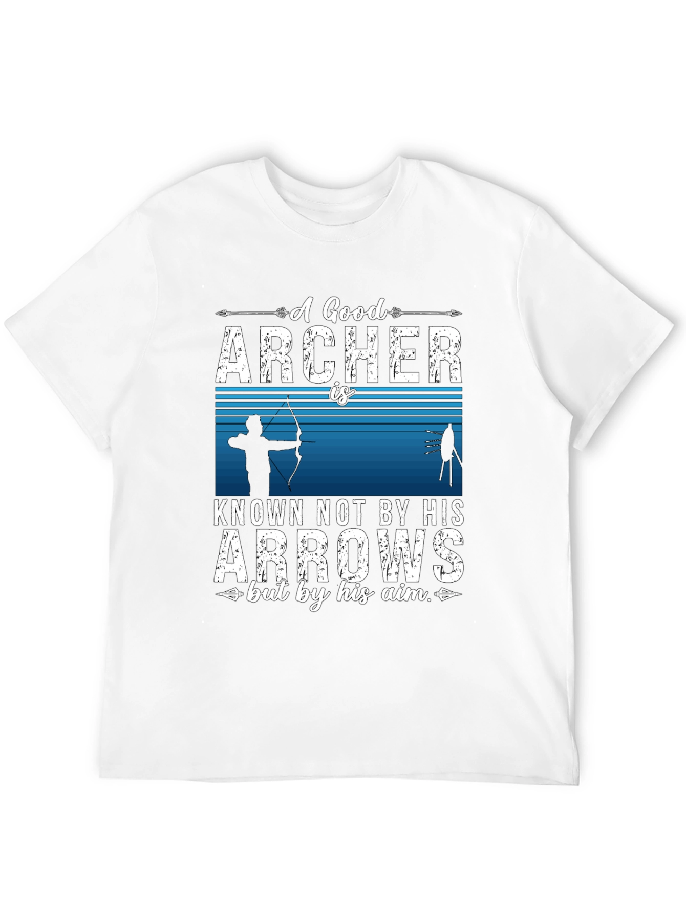 Black Archer Graphic T-Shirt - Aim for Success view 12