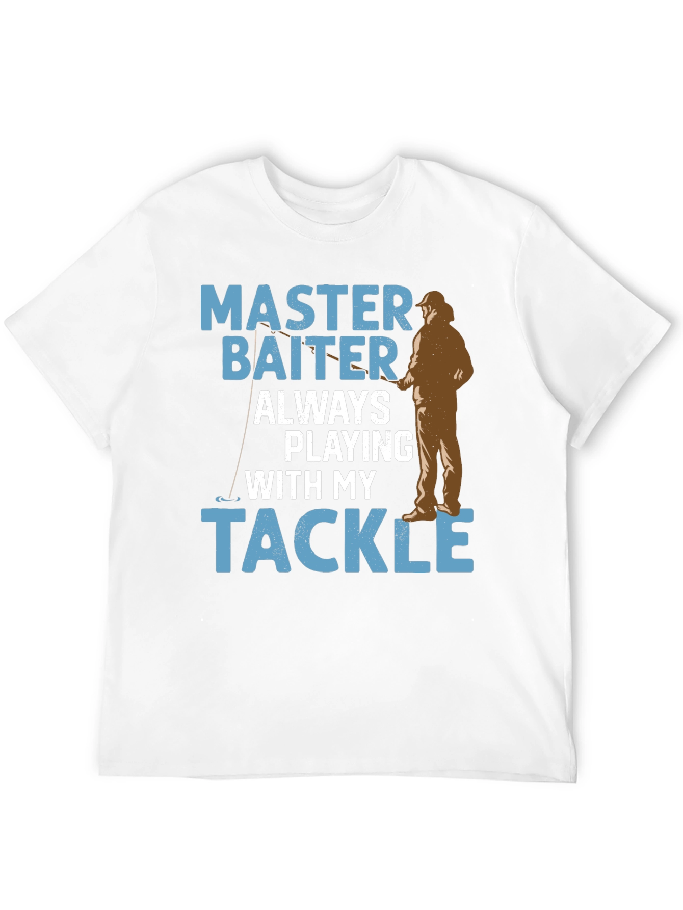Black Master Baiter Fishing T-Shirt view 12