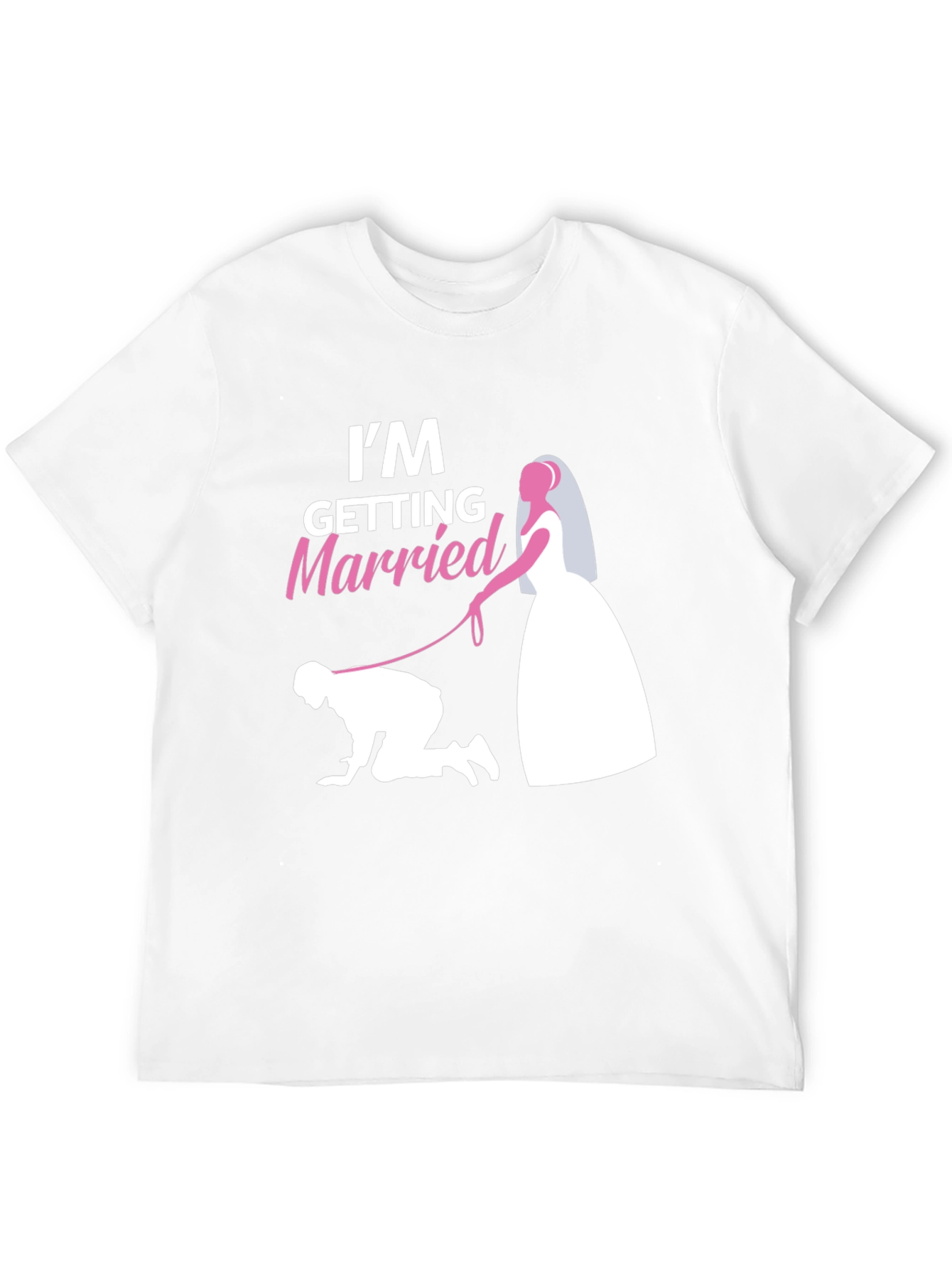 Black Humorous "I'm Getting Married" Graphic T-Shirt view 12