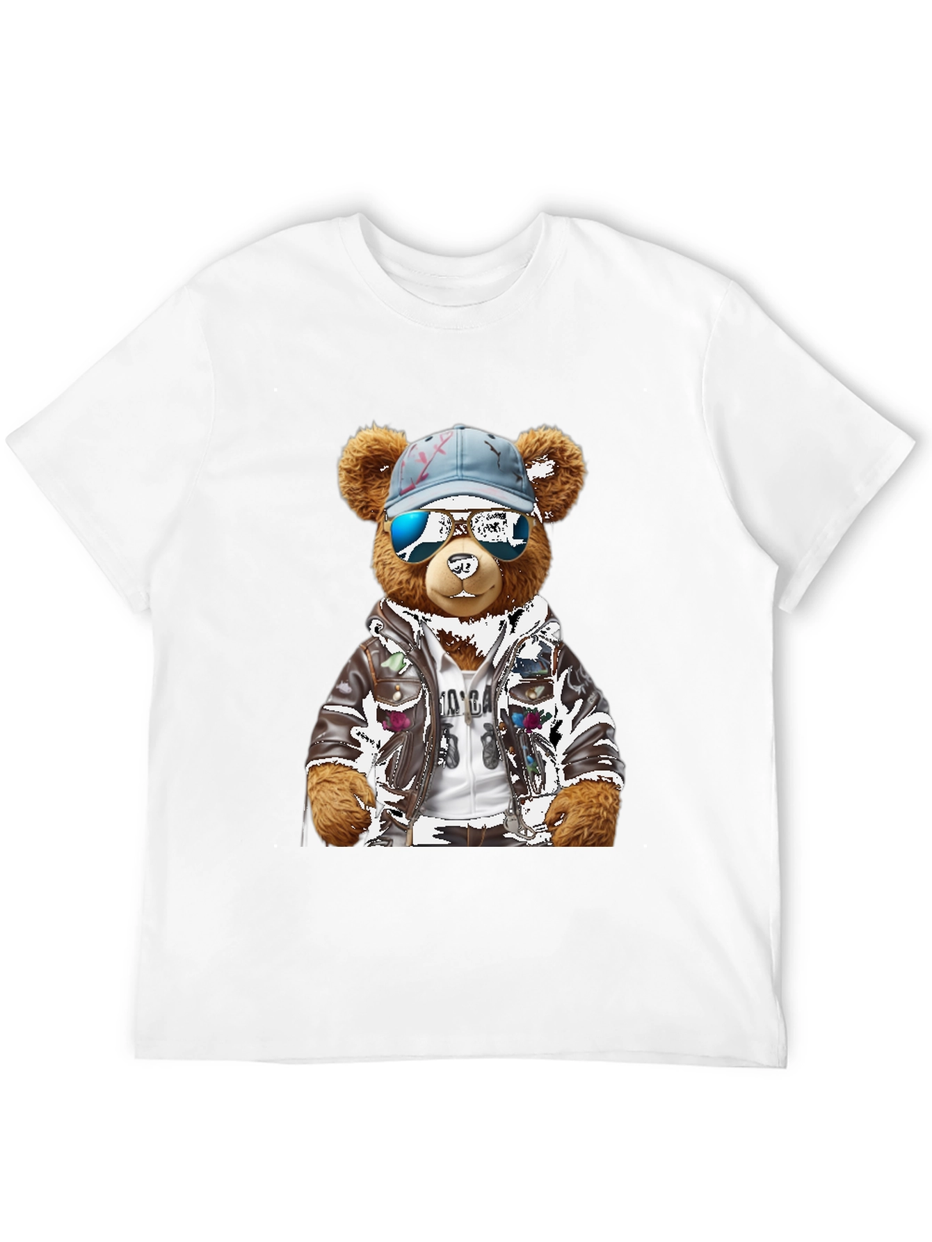 Black Cool Bear Graphic T-Shirt view 12
