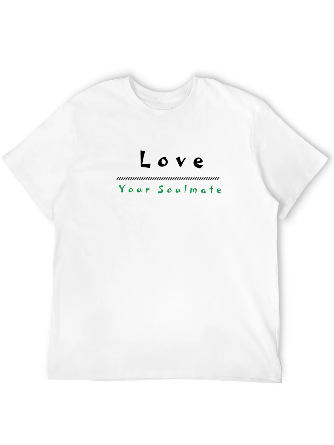 Black Love Your Soulmate T-Shirt - Stylish Black Tee view 12
