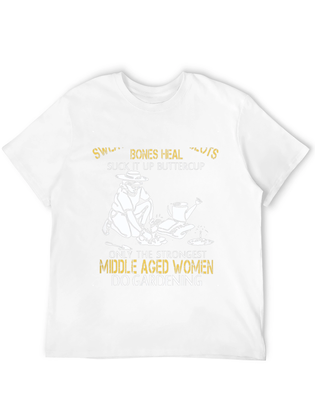 Gardening Women T-Shirt - Strong Middle Aged Design - 12