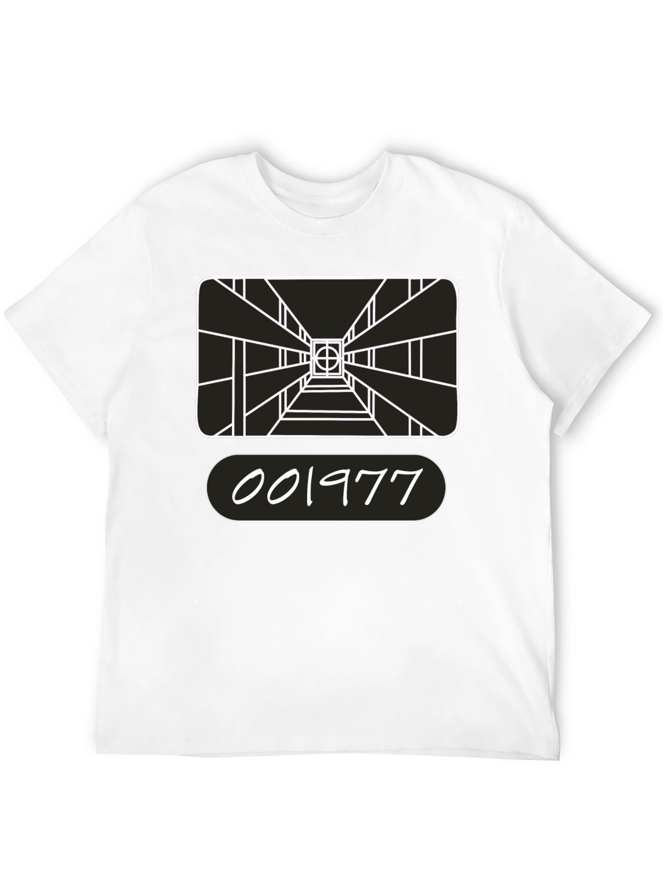 Black Retro Gaming T-Shirt - 001977 Design view 12