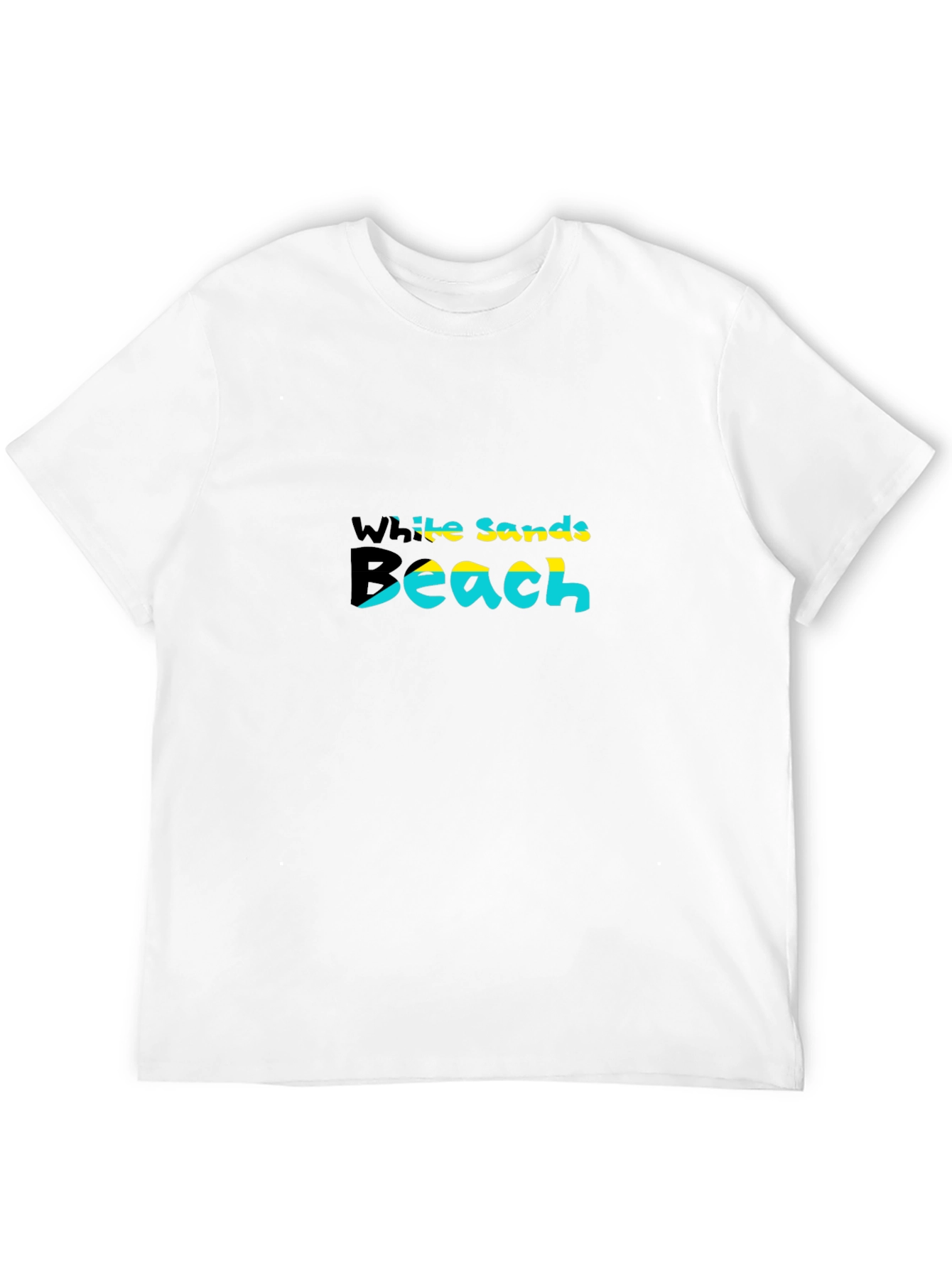 Black White Sands Beach T-Shirt - Summer Vacation Tee view 12