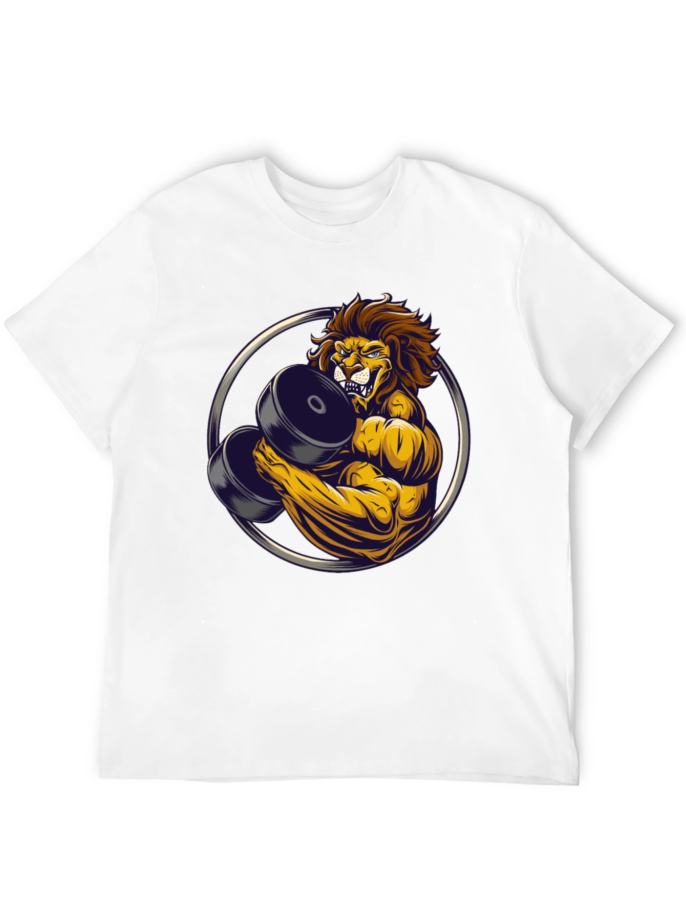 Black Lion Gym Beast Graphic Tee - Black view 12