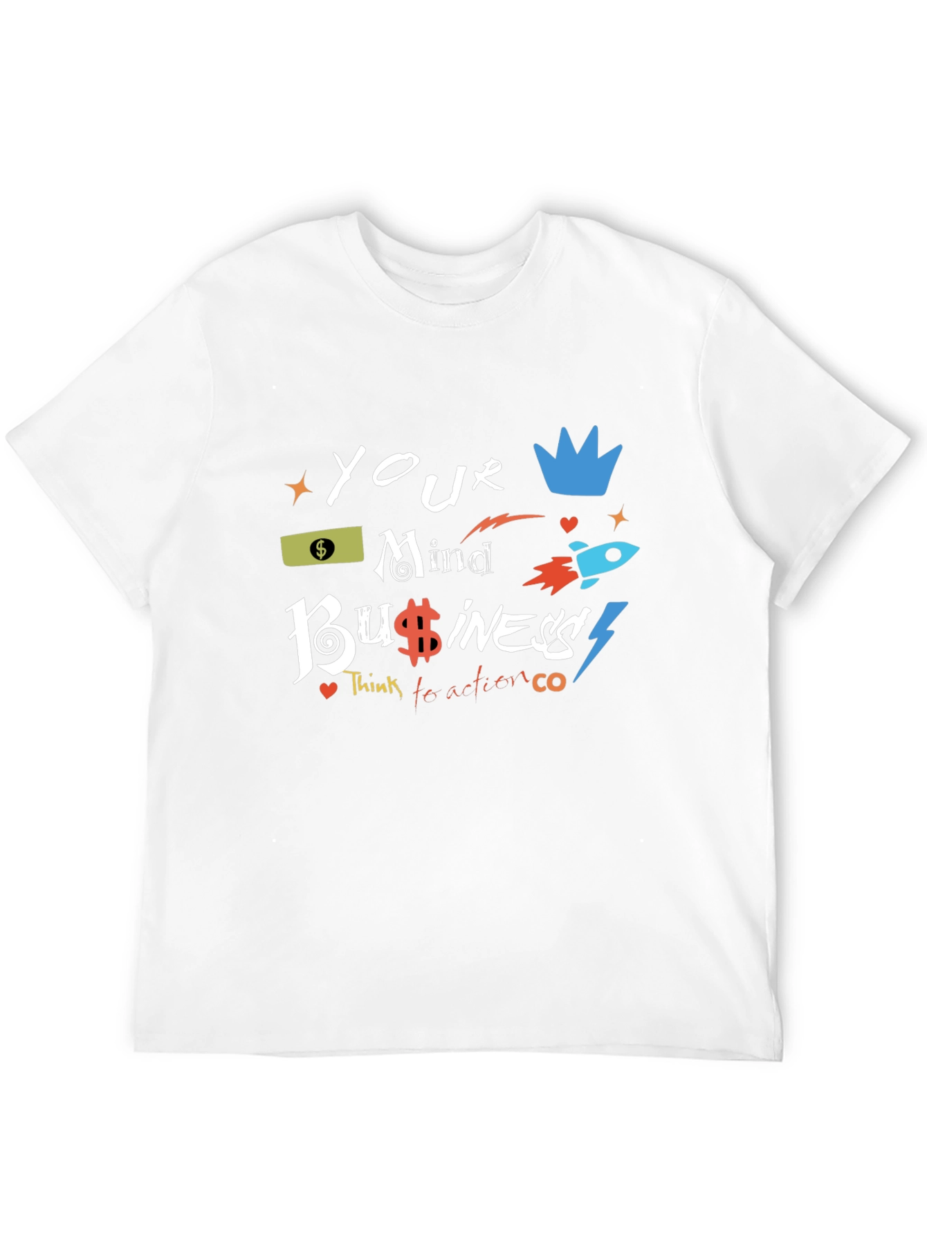 Black Your Mind Business Black Graphic Tee view 12