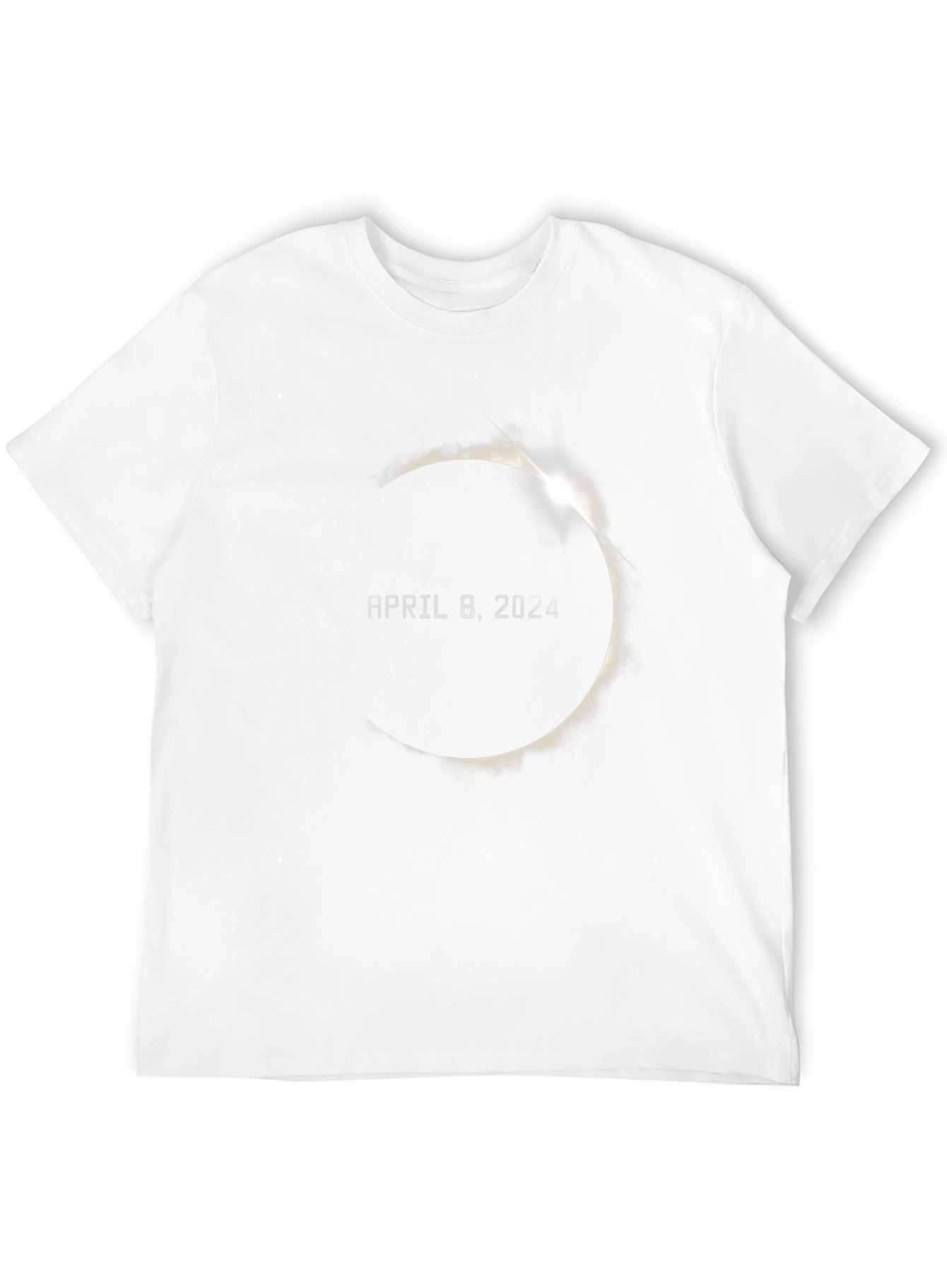 Black April 8, 2024 Total Solar Eclipse T-Shirt view 12