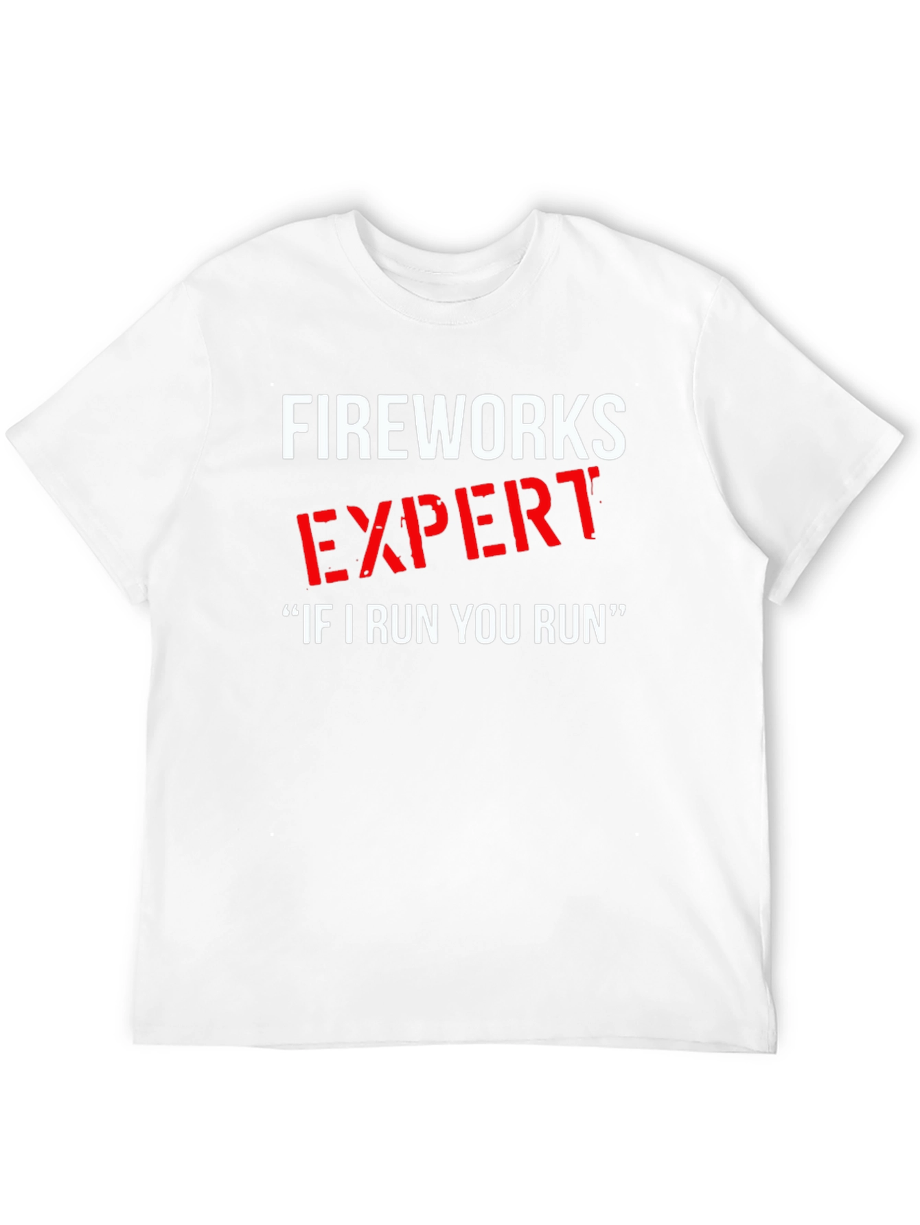 Black Fireworks Expert Novelty Graphic Tee view 12