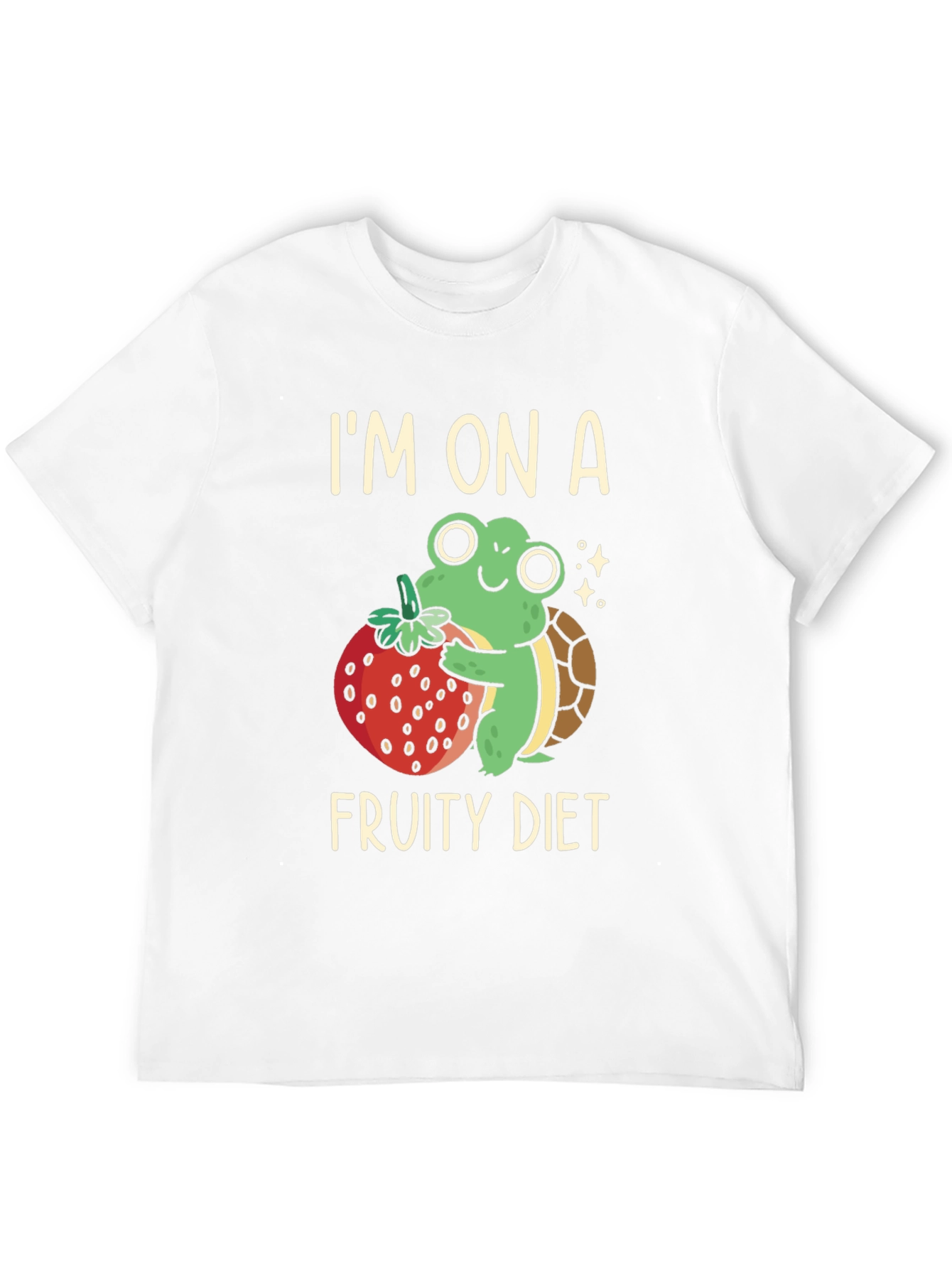 Black Fruity Diet Turtle Graphic Tee view 12