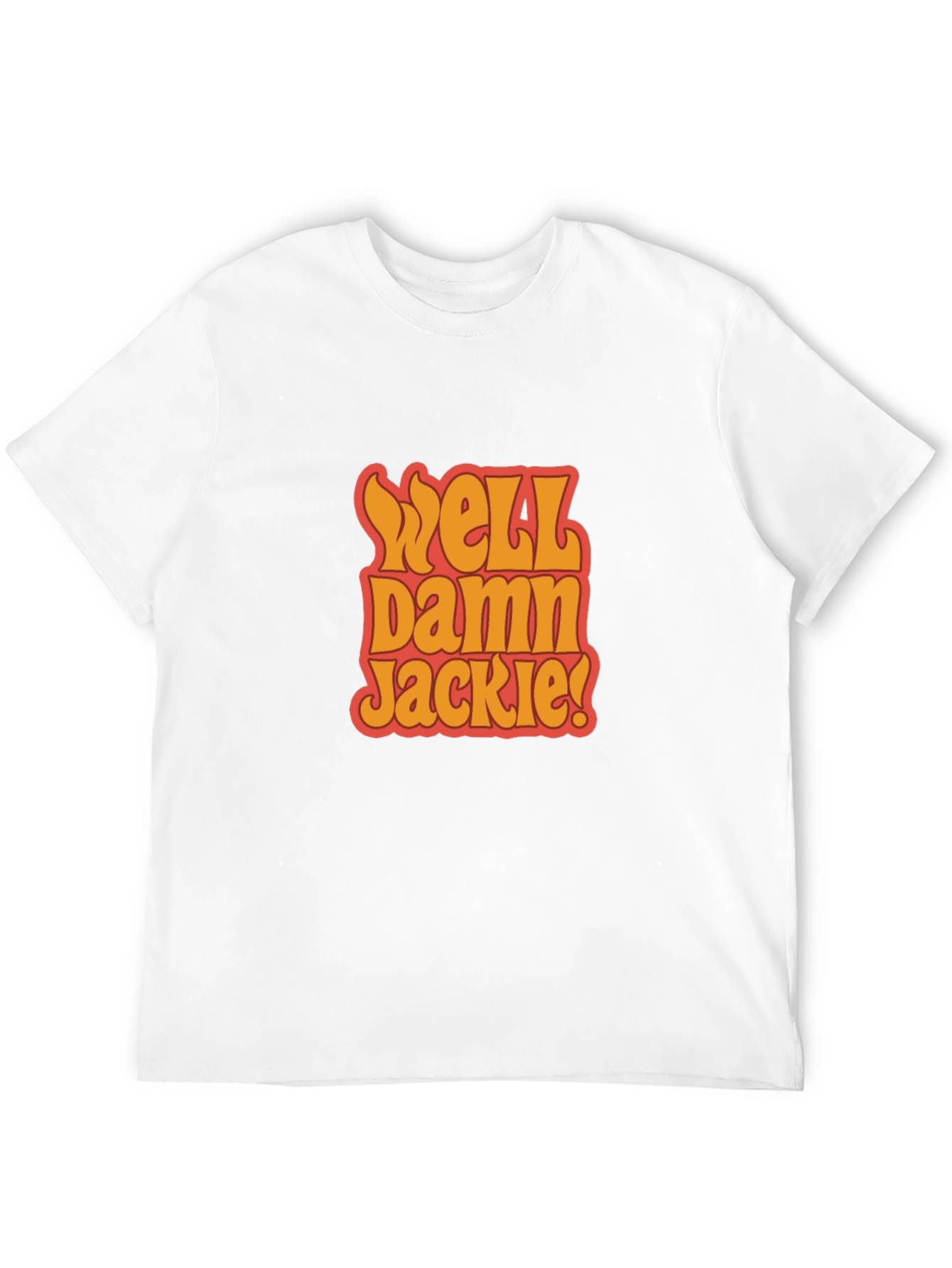 Black Well Damn Jackie! Black Graphic Tee view 12