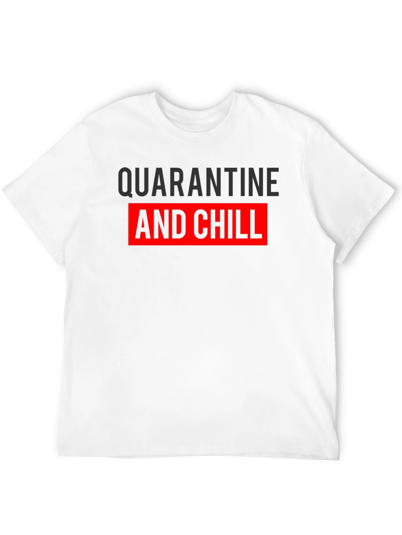 Black Quarantine & Chill Graphic Tee view 12