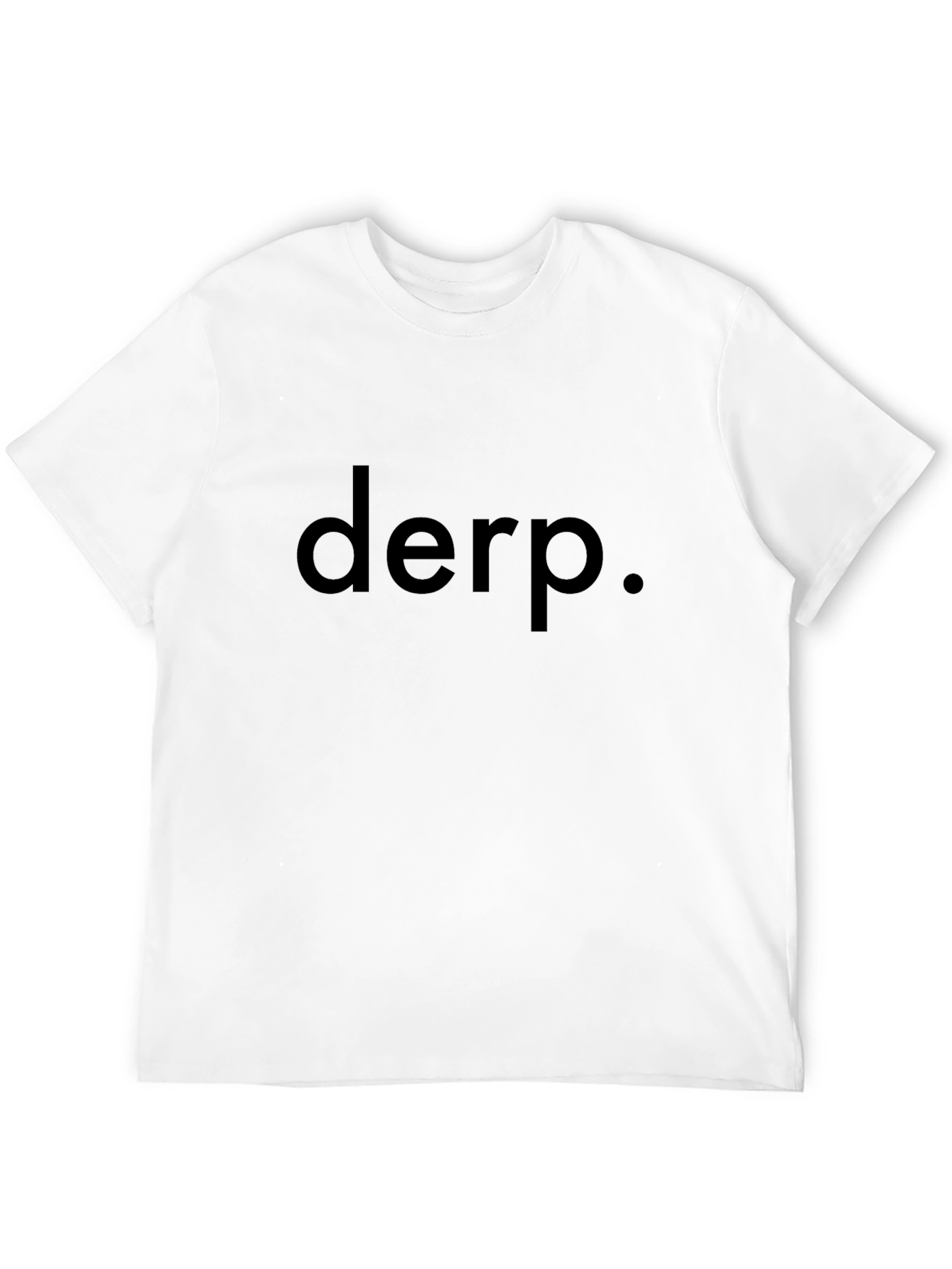 Black Derp Graphic Tee - Funny Slogan T-Shirt view 12