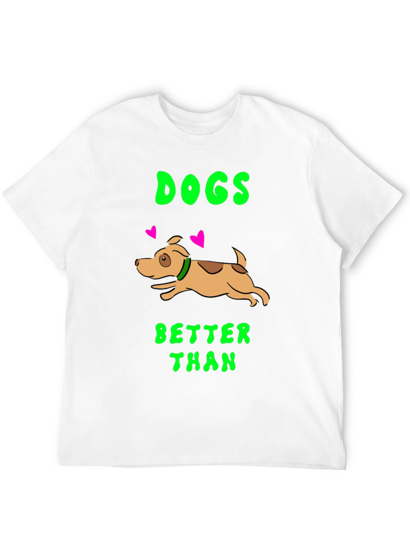 Black Dogs Better Than T-Shirt - Black Cotton Dog Lover Tee view 12