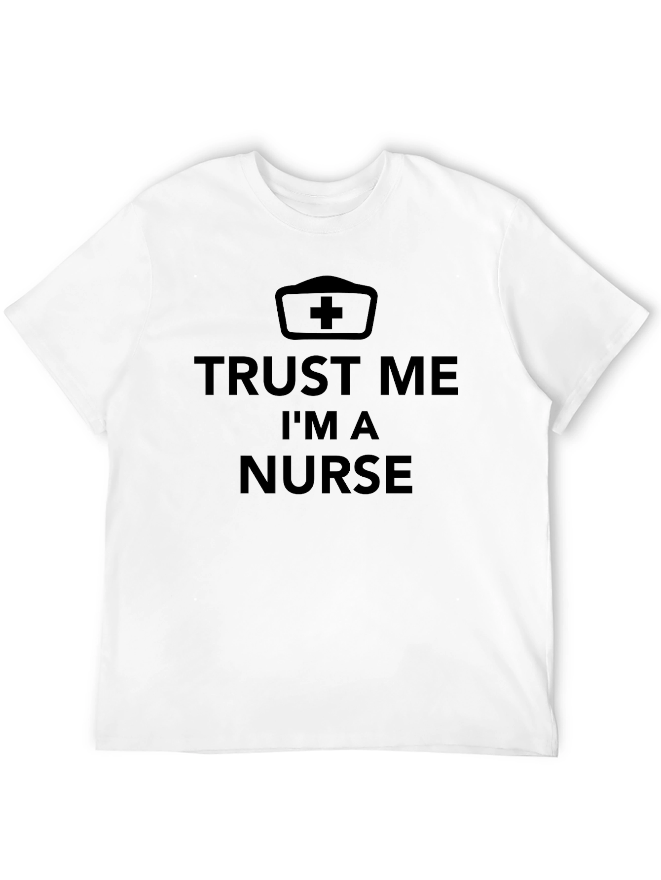 Black Trust Me I'm A Nurse Black T-Shirt view 12
