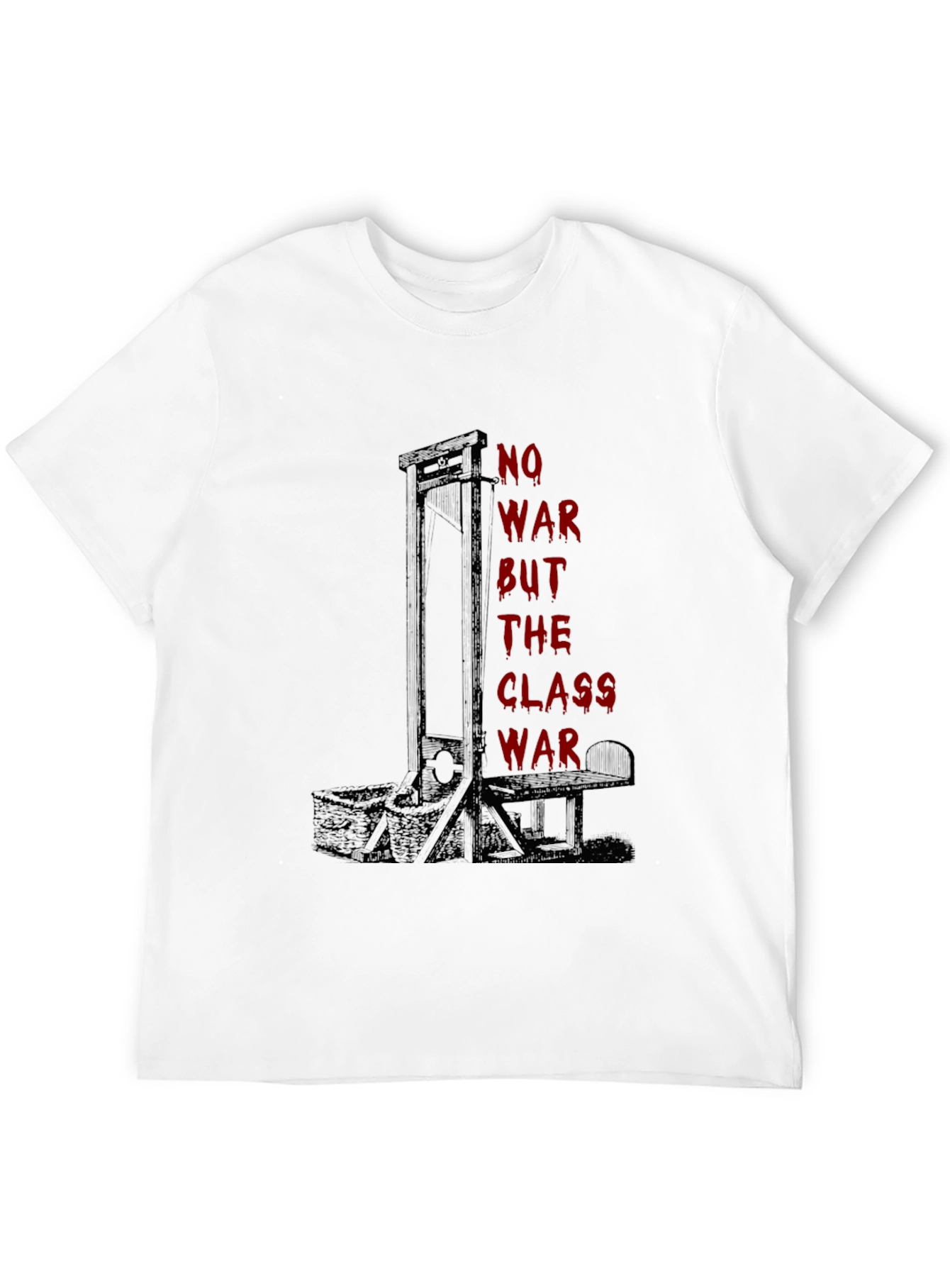 Black No War But Class War Graphic Tee view 12