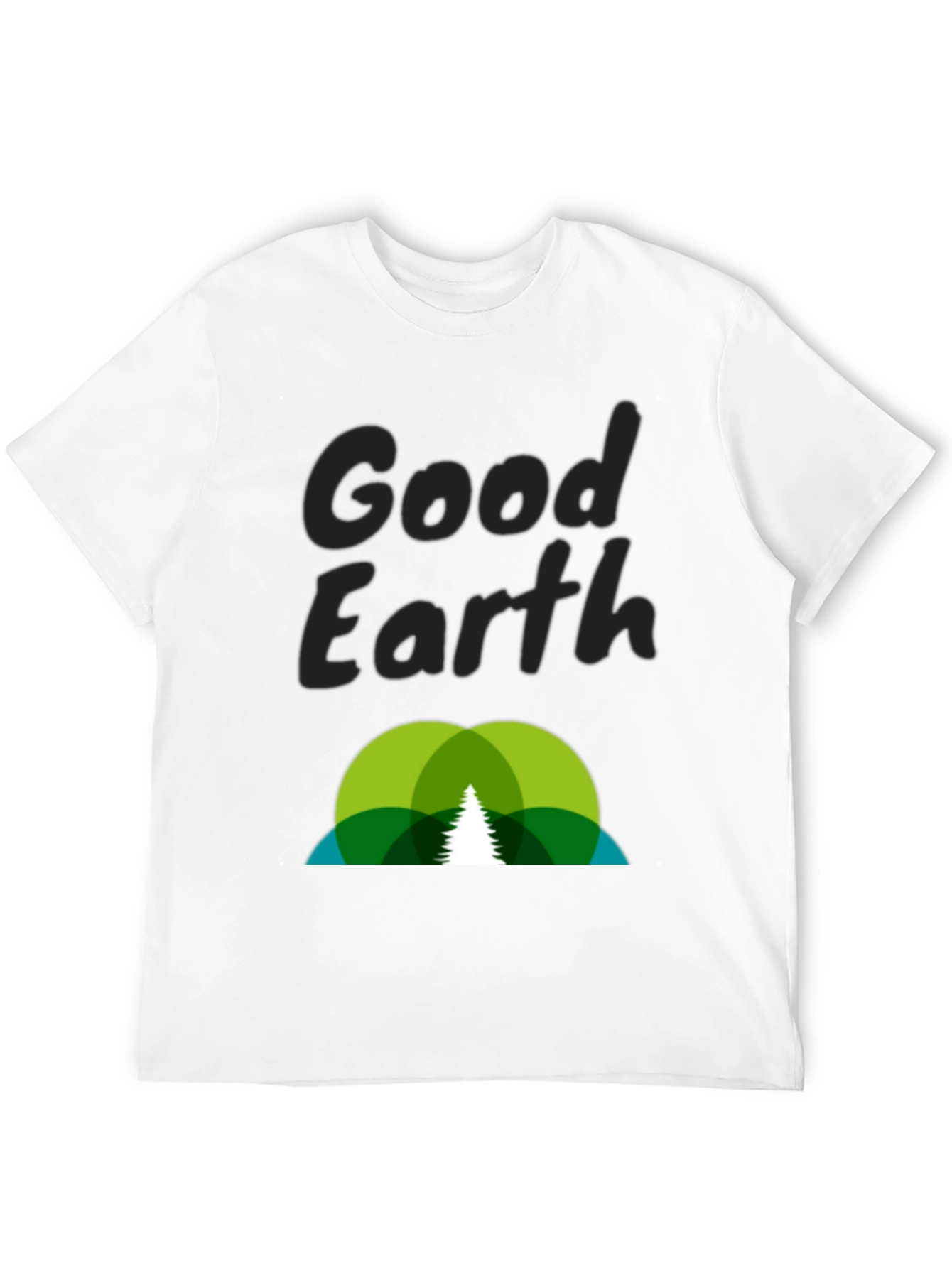 Black Good Earth Graphic Tee - Nature Lover's Shirt view 12