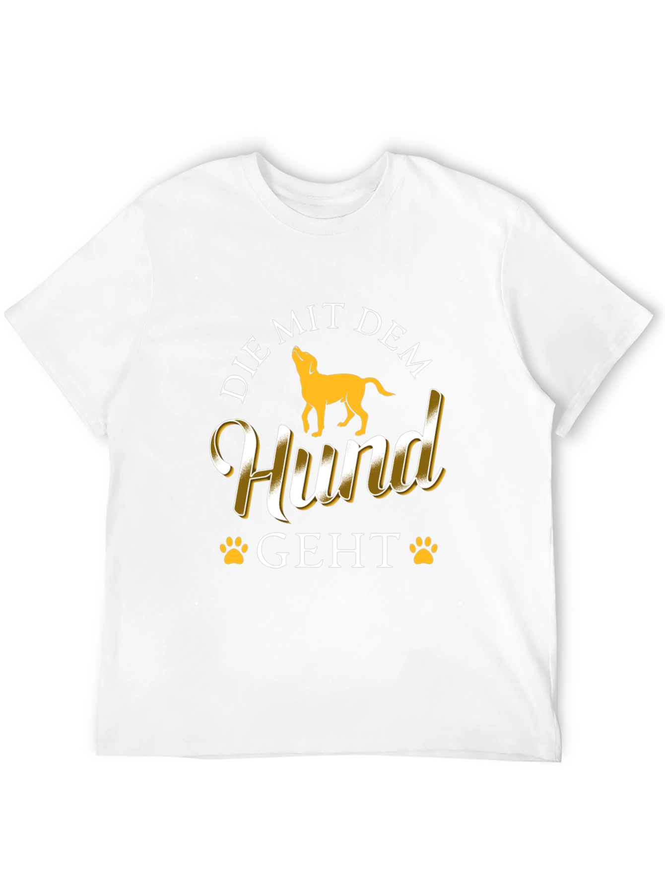 Black Die Mit Dem Hund Geht T-Shirt view 12