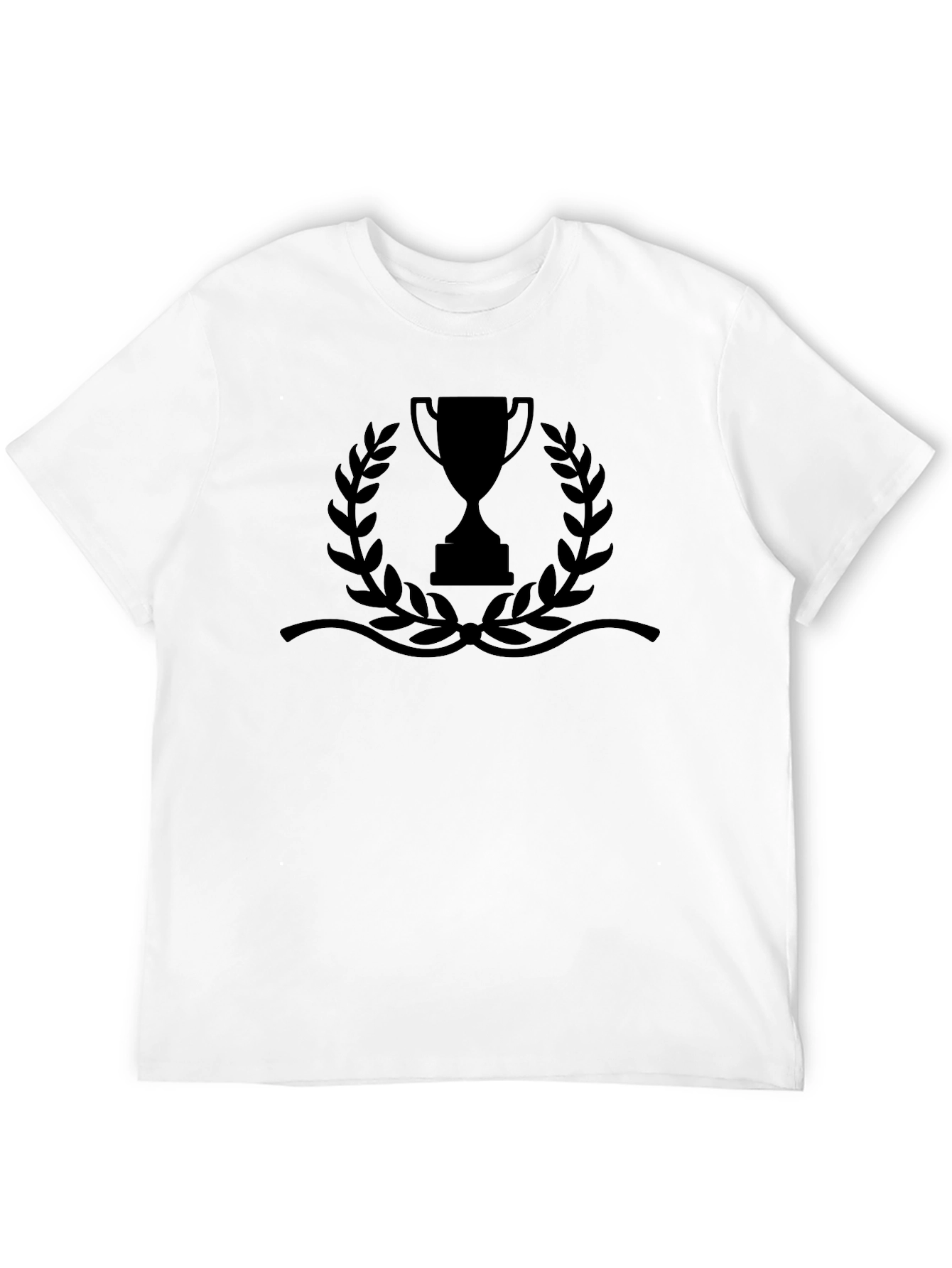 Black Black Trophy Graphic Tee - Winner's Style view 12