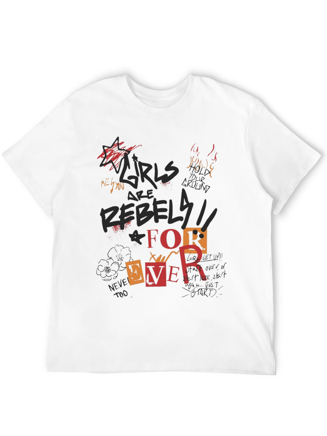 Black Rebel Girls Graphic Tee view 12