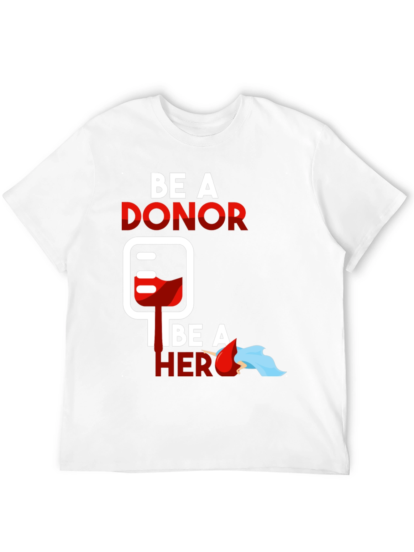 Black Be a Donor Be a Hero Graphic Tee view 12