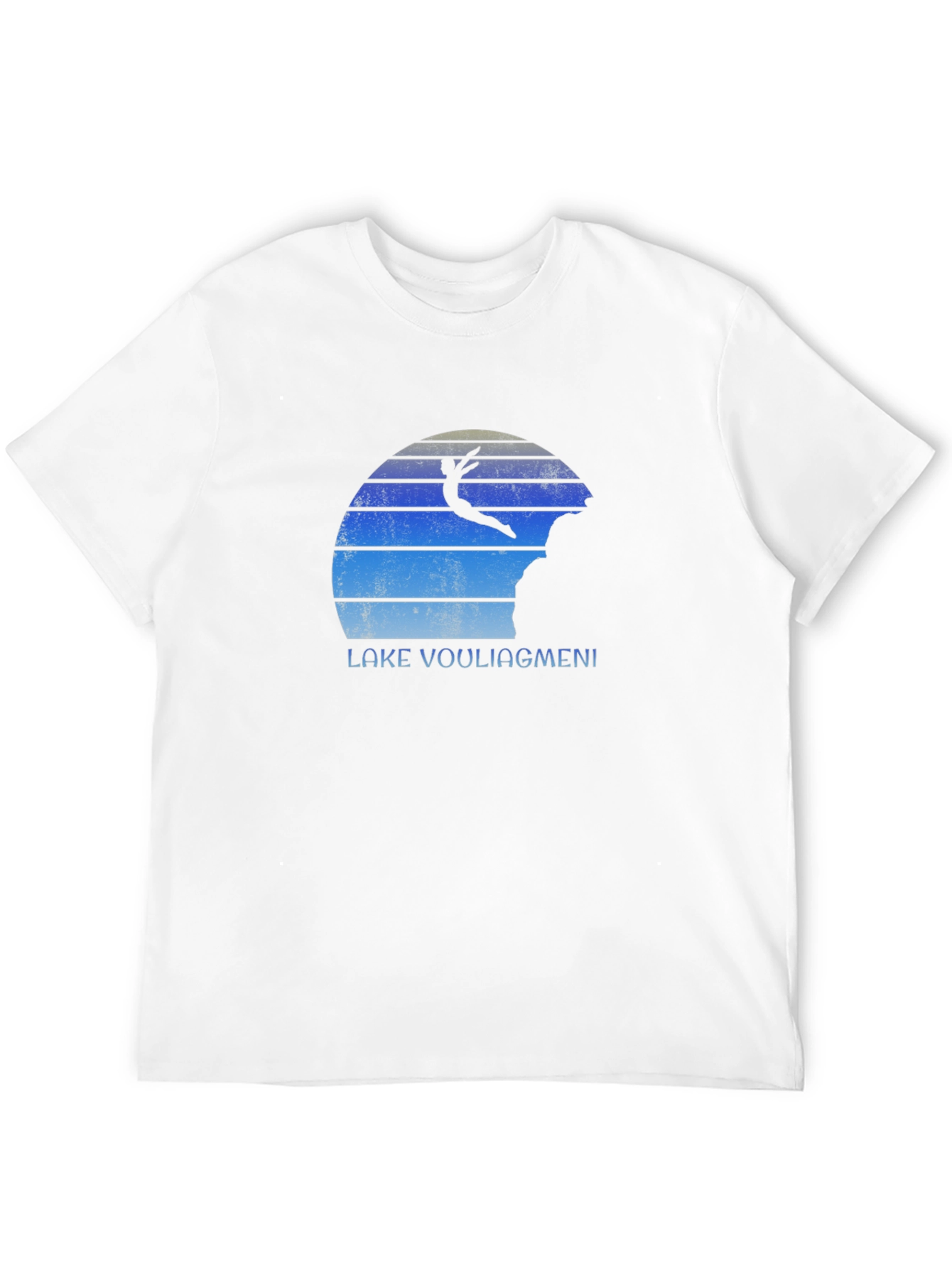 Black Lake Vouliagmeni Diver Black T-Shirt view 12